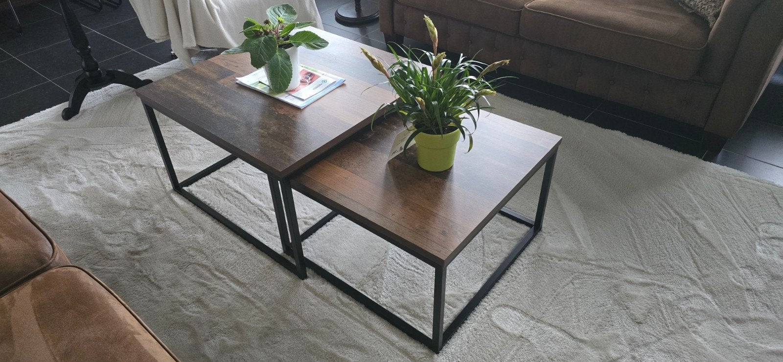 Salontafel duo, Ophalen