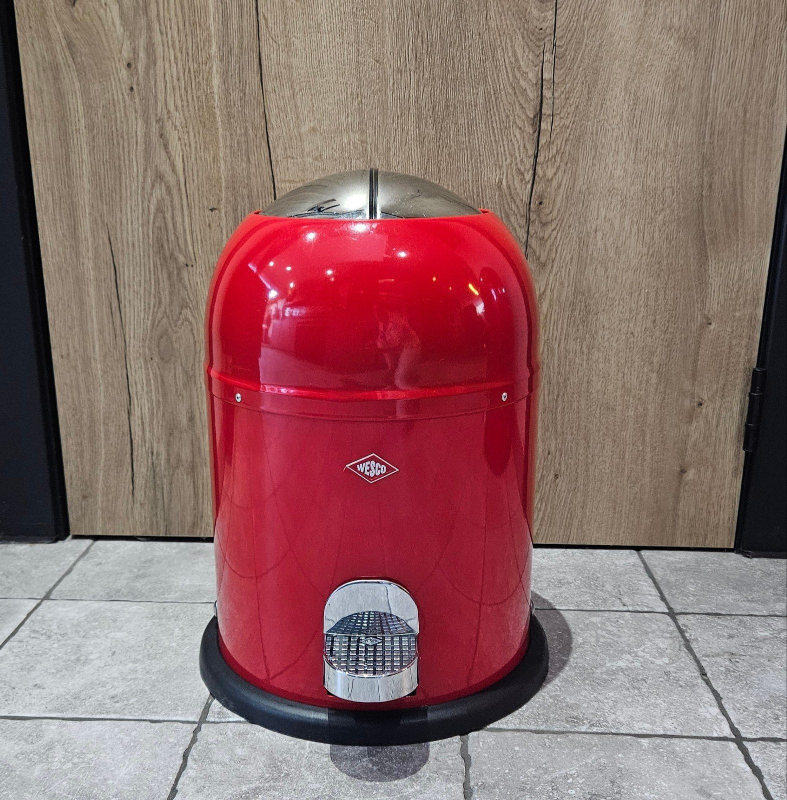 Wesco Single Master rouge 9L, À pédale, Moins de 10 litres, Comme neuf, Enlèvement