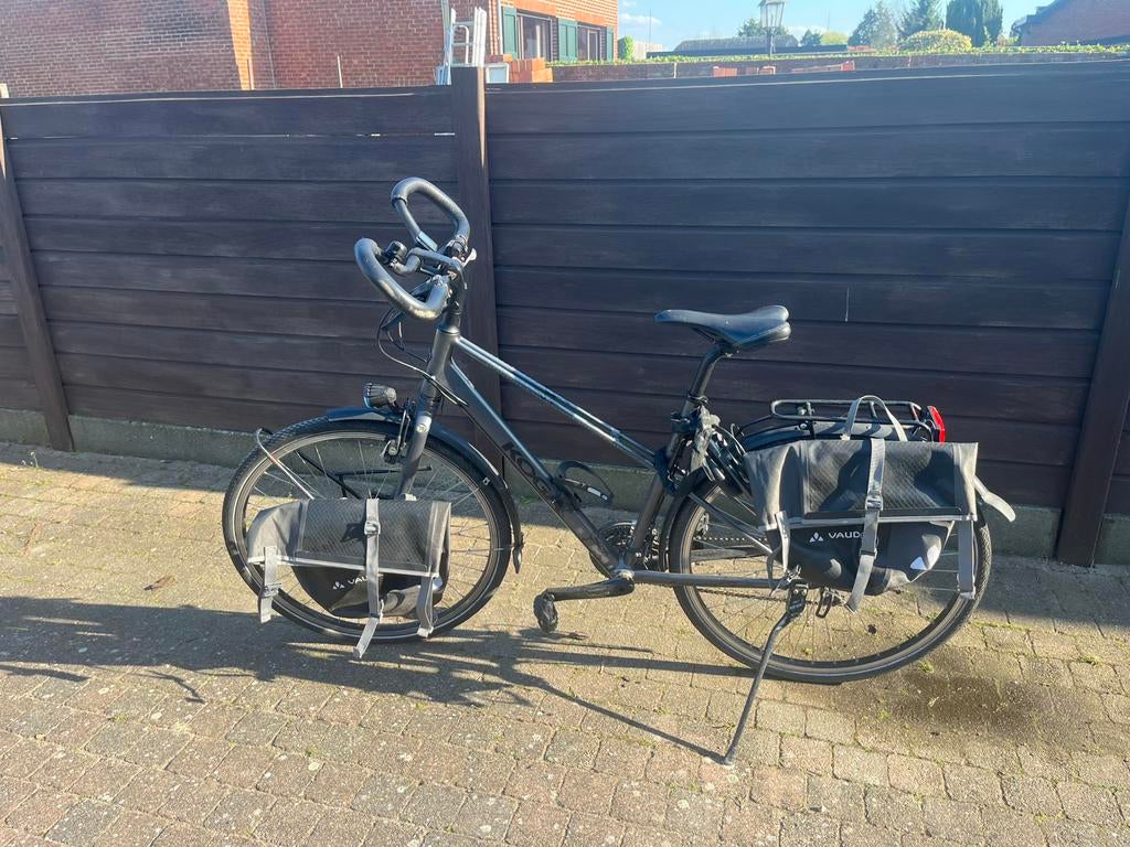 Koga traveller trekker fiets + zakken, Ophalen, Gebruikt, 10 tot 15 versnellingen