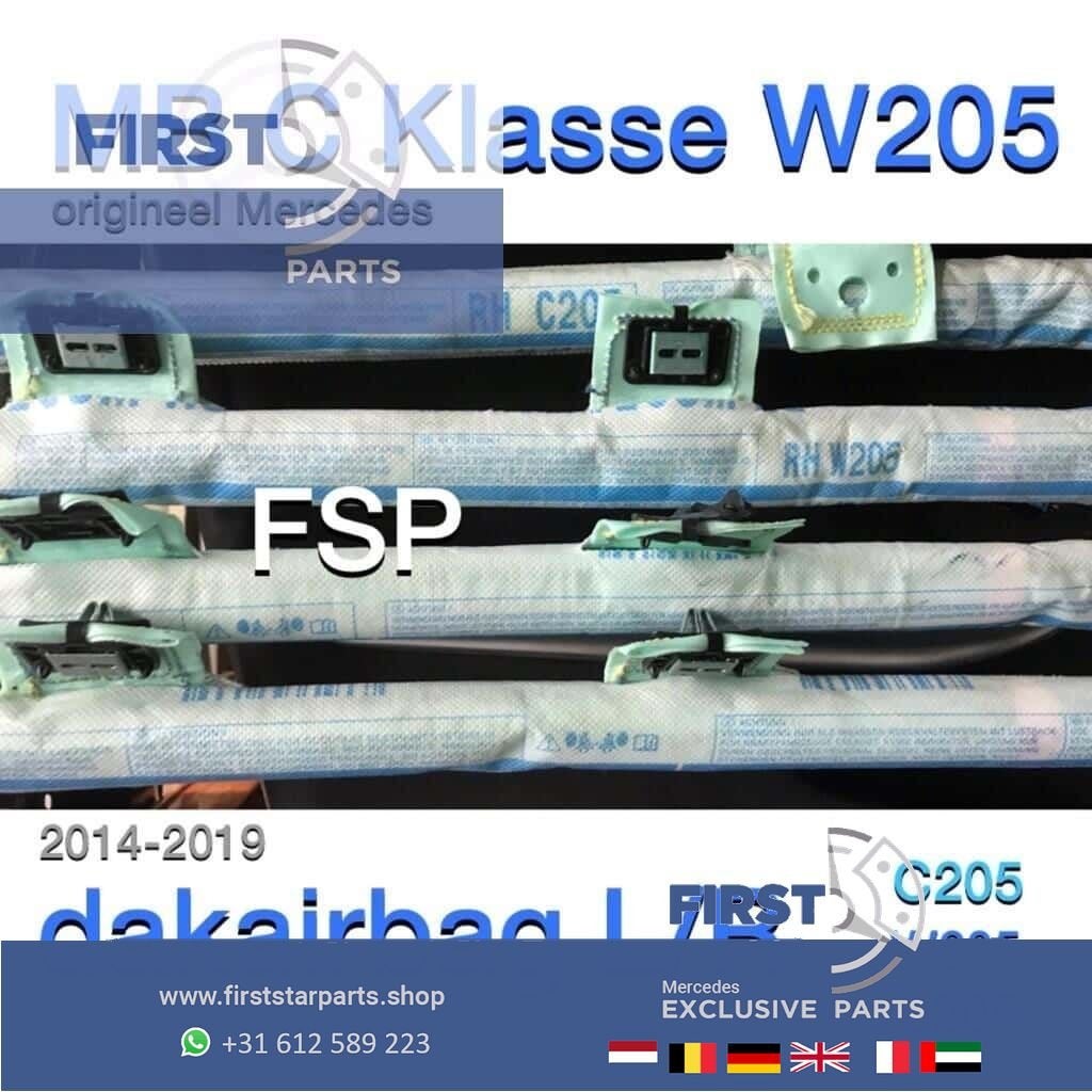 W205 C205 S205 hemel airbag dakairbag Mercedes C klasse 2014, Gebruikt, -, Ophalen of Verzenden, -
