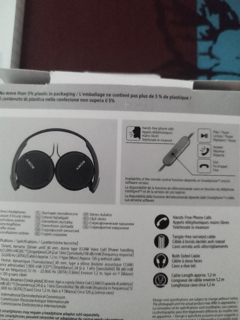 Hoofdtelefoon Sony, TV, Hi-fi & Vidéo, Casques audio, Enlèvement, Neuf, Noir, Sony