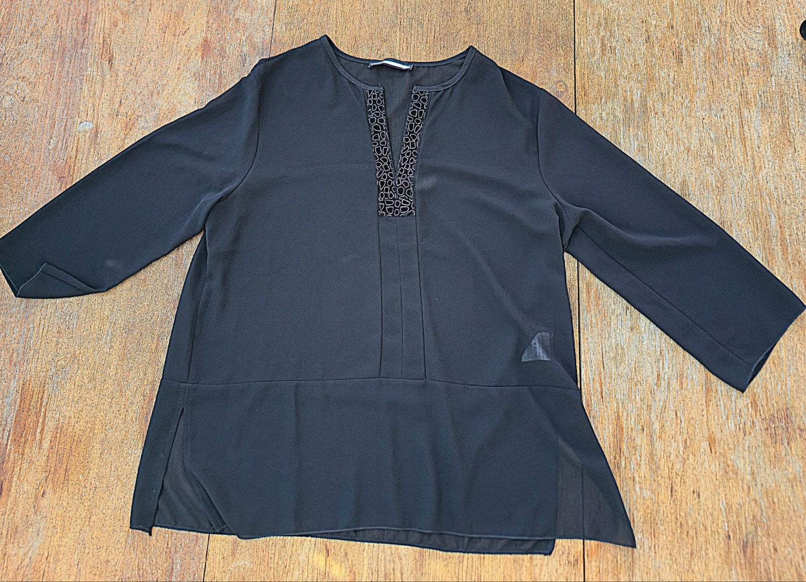 Blouse/Casacca XTSY plus noire — Taille L, Vêtements | Femmes, Blouses & Tuniques, Taille 42/44 (L), Enlèvement ou Envoi, XTSY