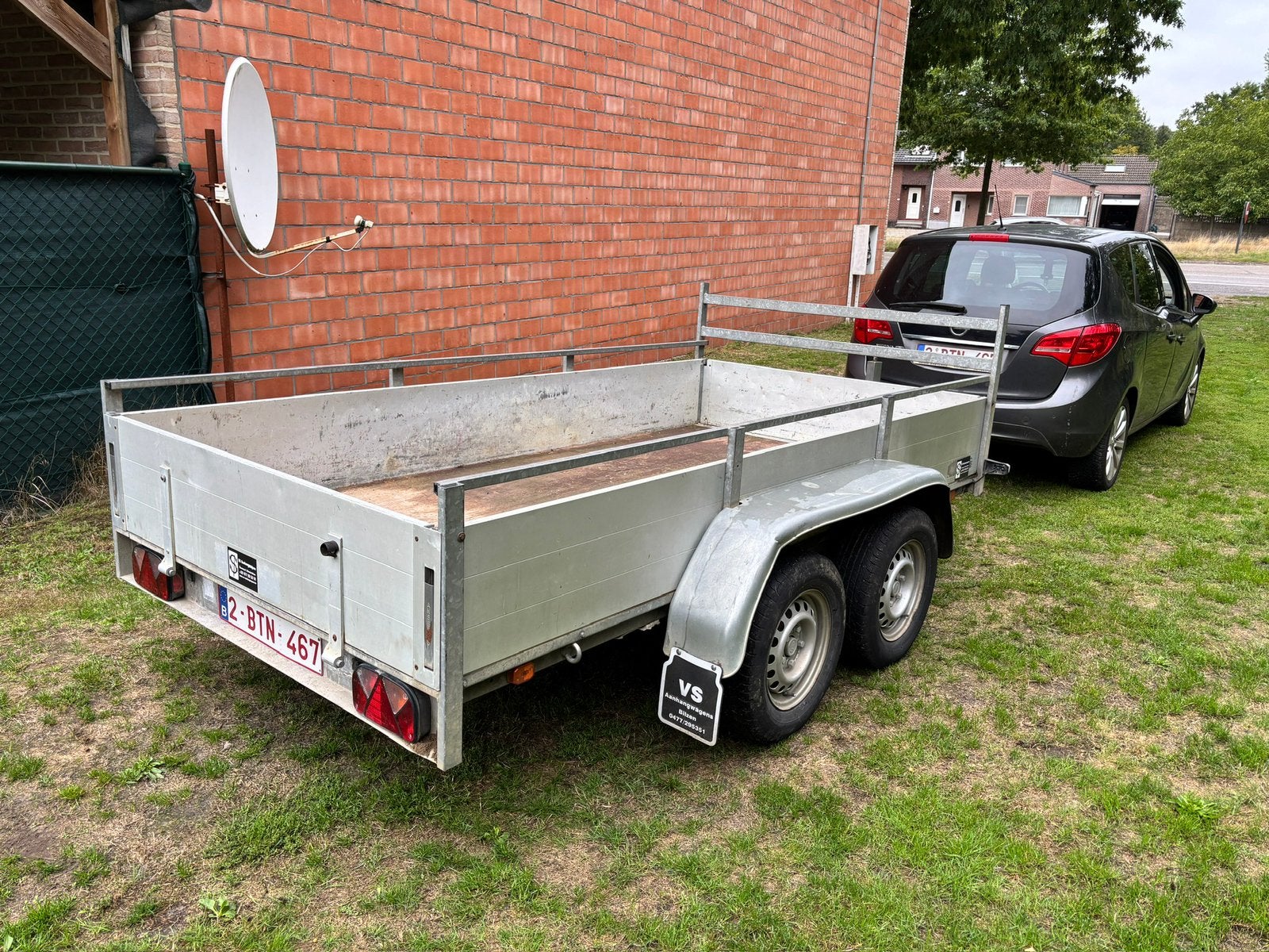 Remorque en aluminium Remork 150x300, Autos : Divers, Enlèvement ou Envoi