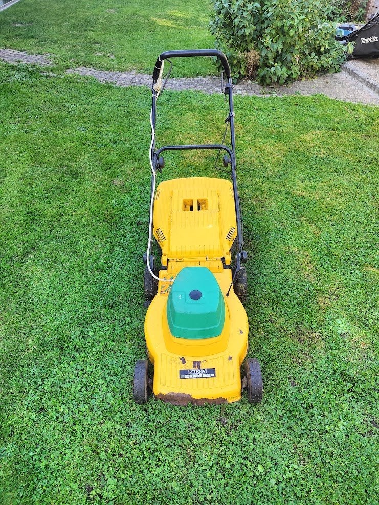 elektrisch grasmachine, Tuin en Terras, Ophalen, Cirkelmaaier, Gebruikt, Stiga