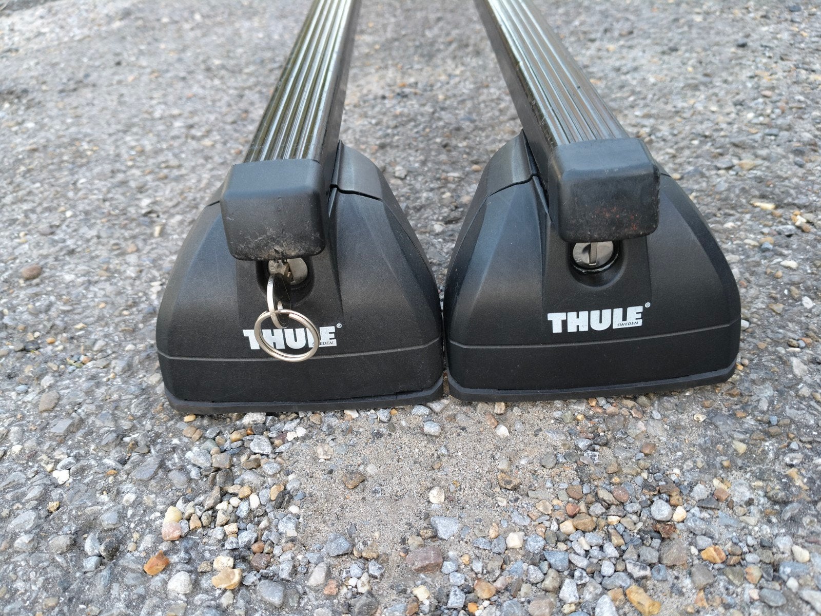 Dakdragers Thule BMW X5, Ophalen