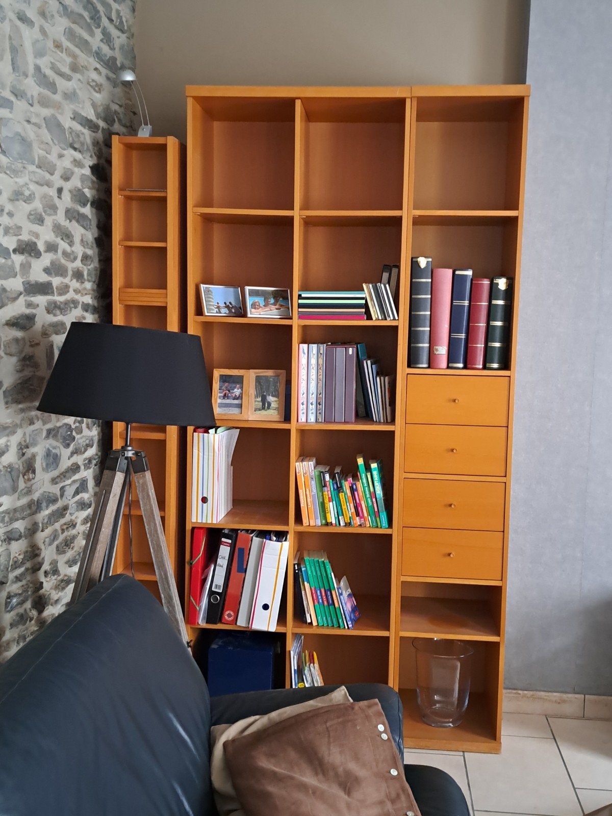 bibliothèque et meuble TV, 25 à 50 cm, Avec tablette(s), 150 à 200 cm, Enlèvement