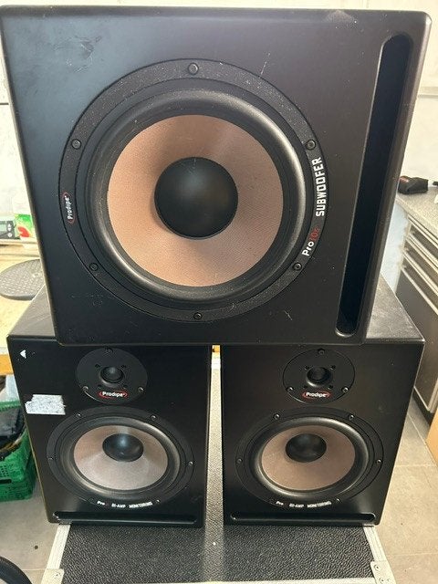 Prodipe Pro8 / Pro10S Set moniteur studio, Autres marques, Moniteur de studio, Bass-reflex, Enlèvement