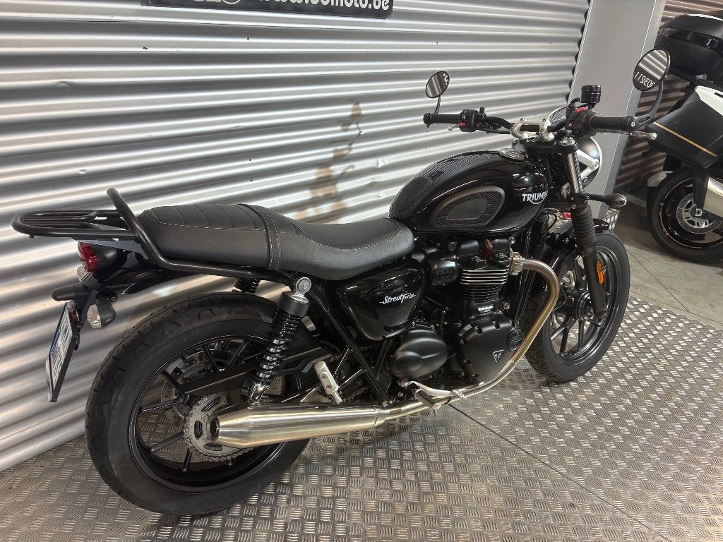Triumph Street Twin 900 ABS + Garantie + entretien GRATUIT!, Motos, Permis Moto A, Entreprise, Occasion, Plus de 35 kW
