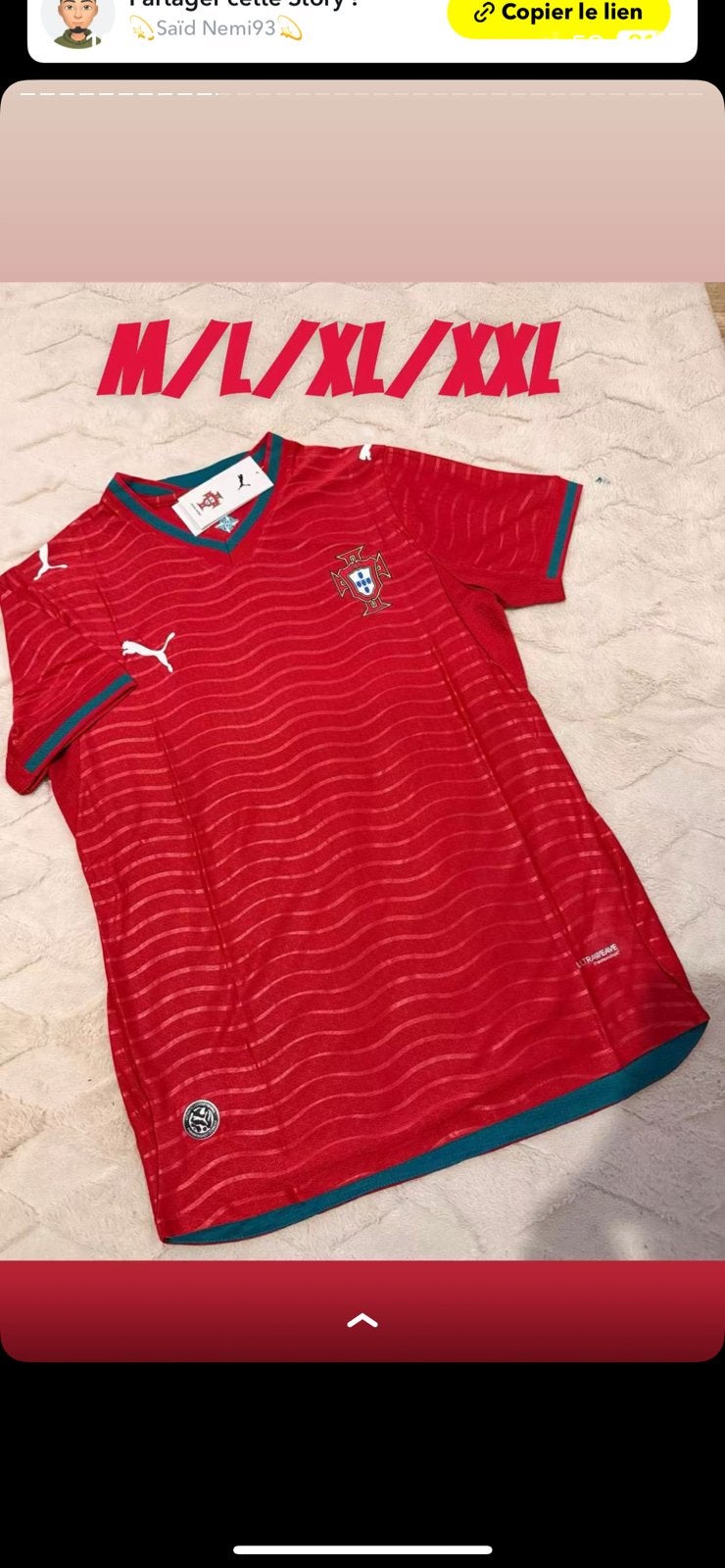 Maillot portugal, Ophalen of Verzenden, Zo goed als nieuw, Shirt