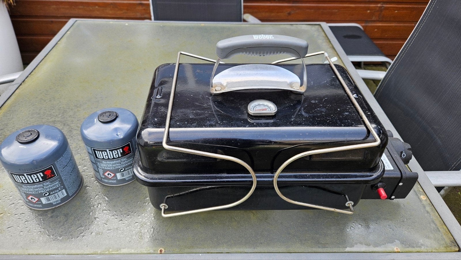 Weber go anywhere gas, Tuin en Terras, Gasbarbecues, Ophalen of Verzenden