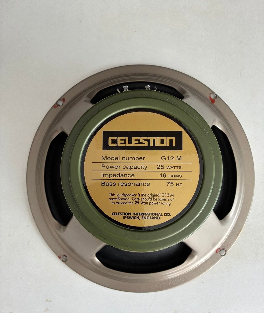 Celestion 12" G12M / 25watt /16 Ohm, Gebruikt, Overige typen, Minder dan 60 watt, Ophalen
