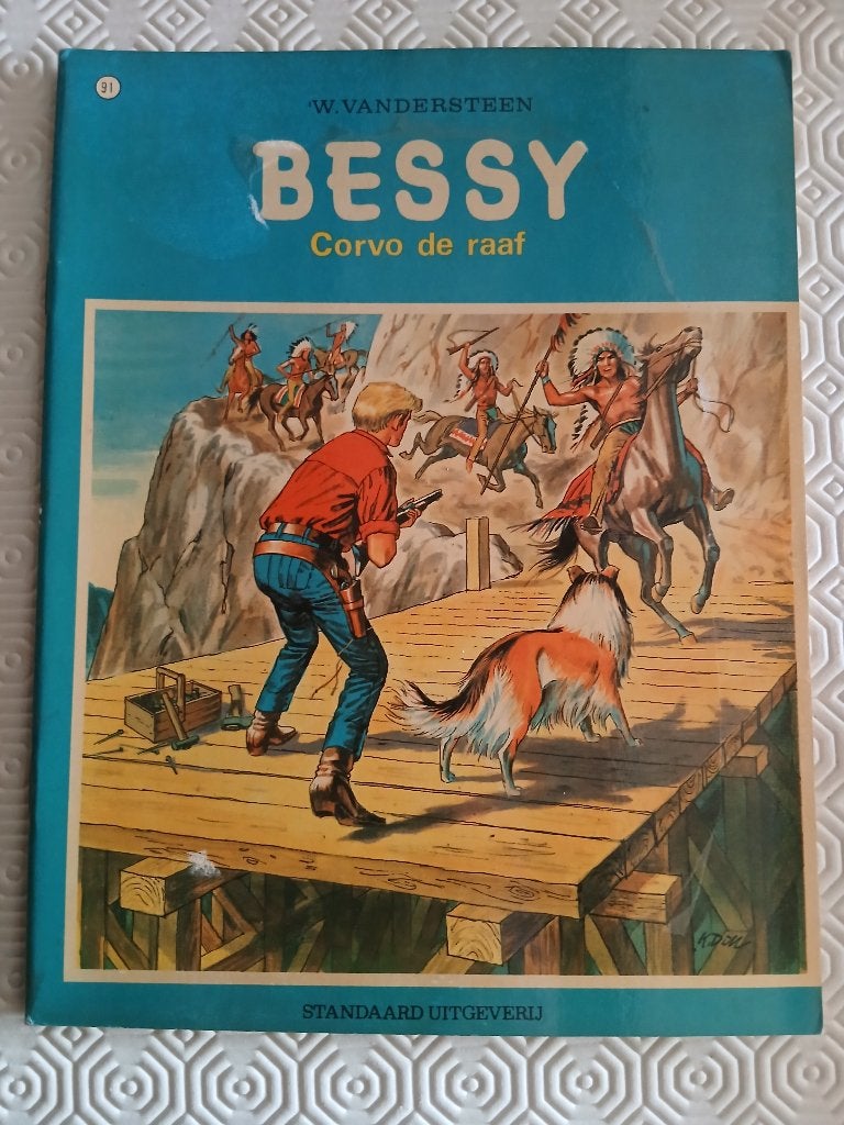 Bessy Blauwe reeks gekleurd 91 t/m 100, Plusieurs BD, Willy vandersteen, Enlèvement ou Envoi, Utilisé