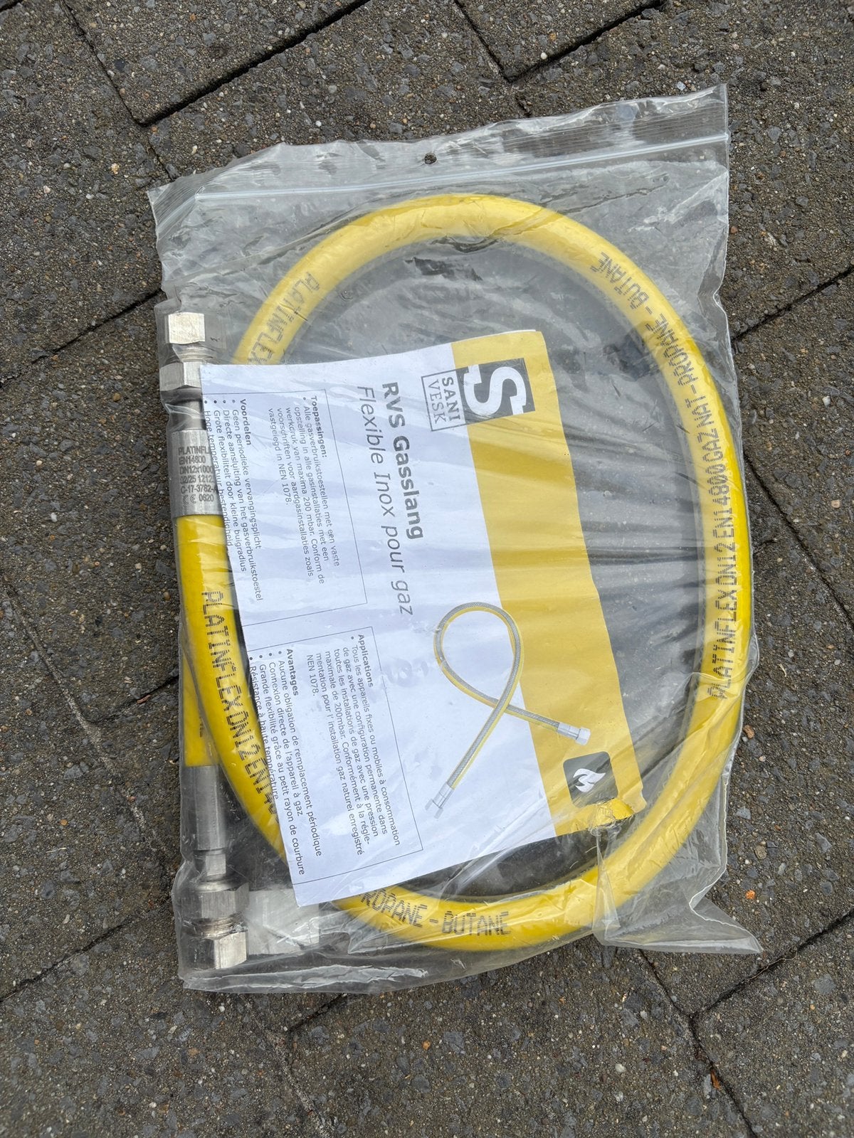 Nieuwe gasleiding, Doe-het-zelf en Bouw, Buizen en Afvoer, Ophalen, Nieuw, Minder dan 2 meter, Overige typen