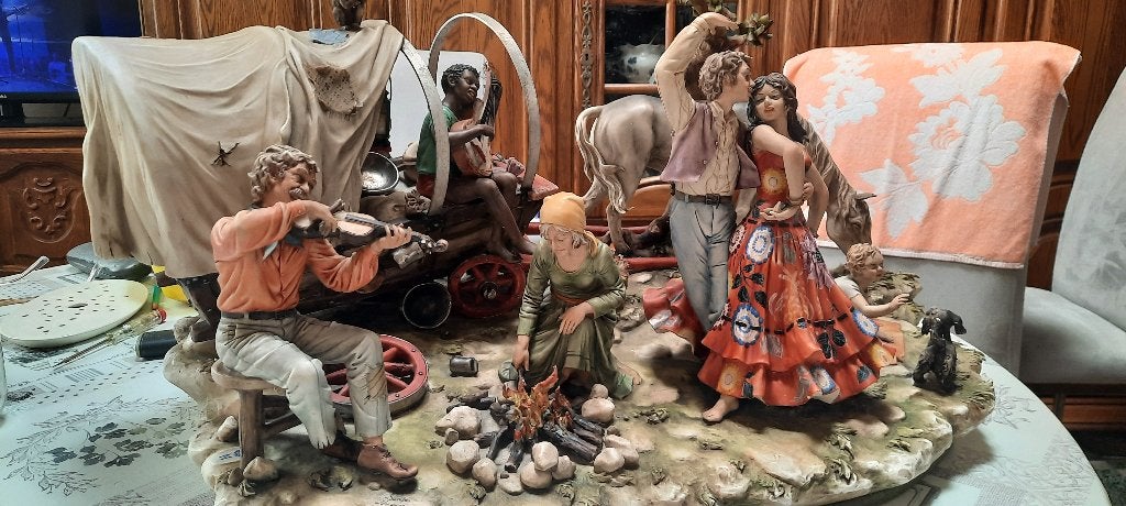 The Gipsy, Antiquités & Art, Art | Sculptures & Bois, Art deco, Pierre ou céramique, Enlèvement, Scène