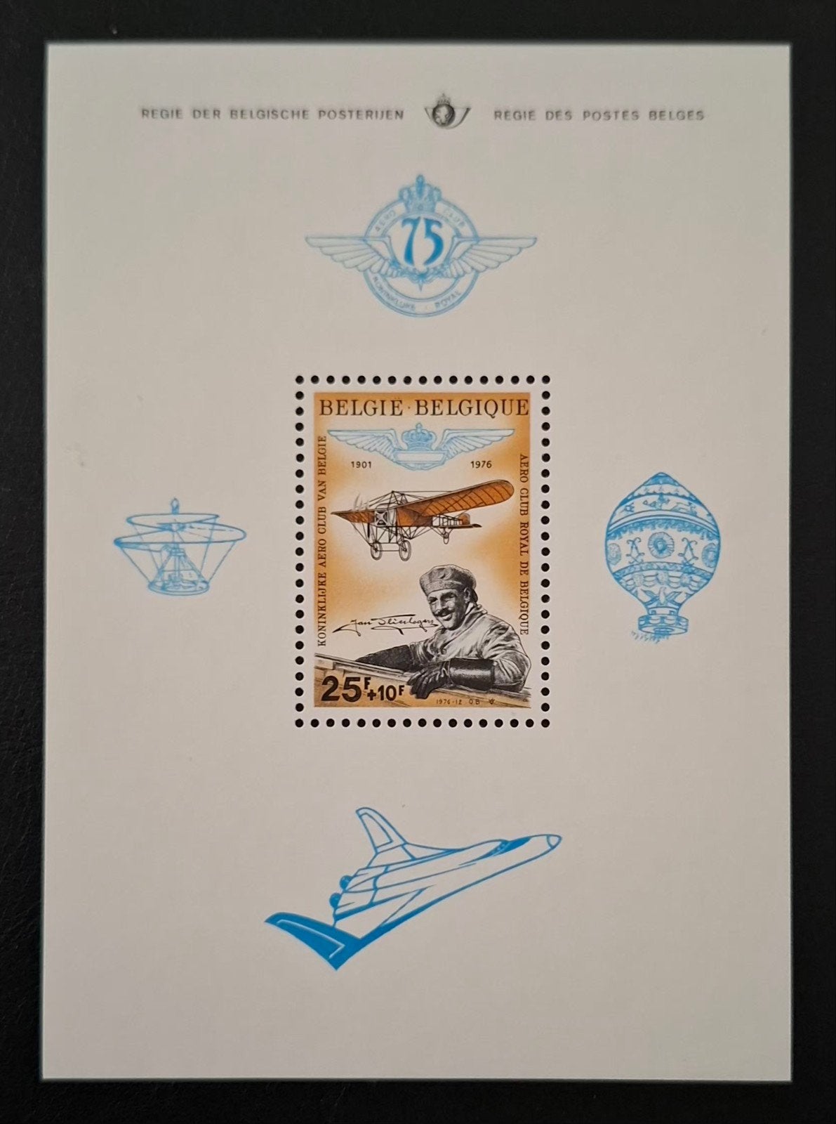 Belgique : OBP 1909-BL49 ** Äero Club 1976., Timbres & Monnaies, Timbres | Europe | Belgique, Sans timbre, Neuf, Enlèvement ou Envoi