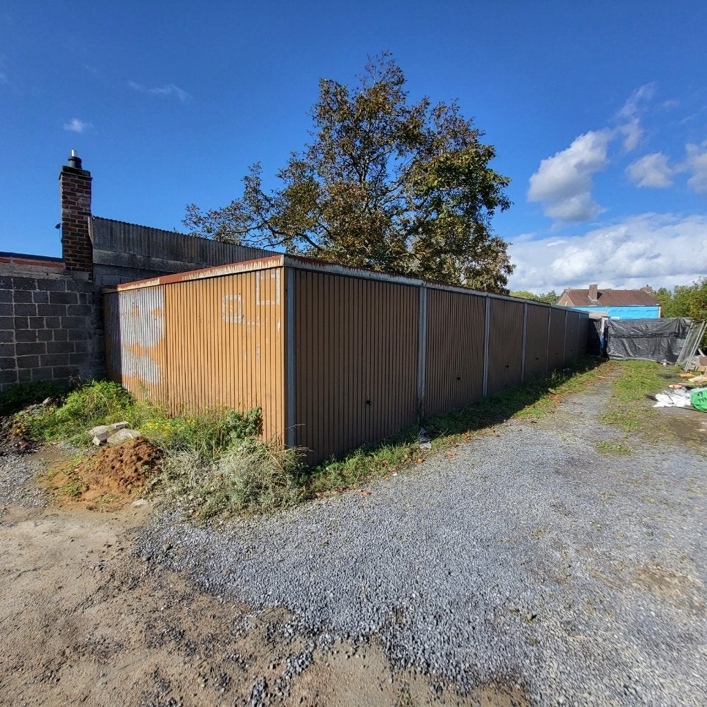 Metalen garagebox, Ophalen, Gebruikt, IJzer