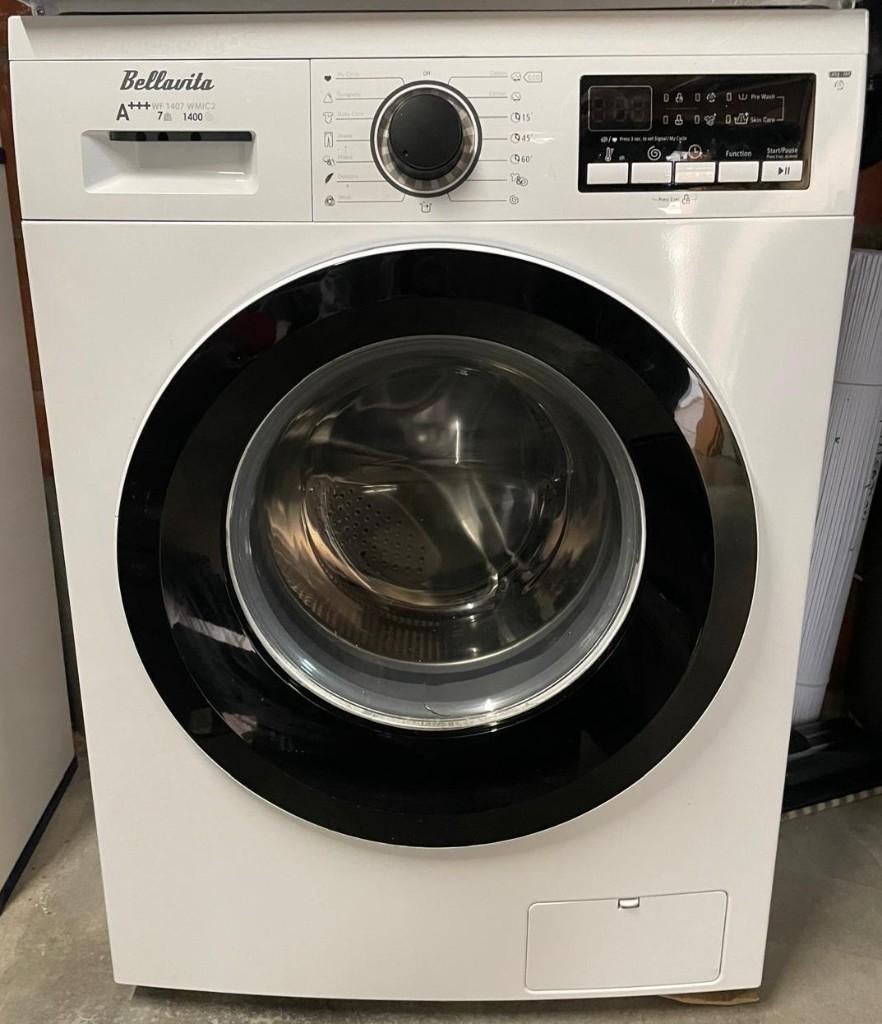 MACHINE A LAVER BELLAVITA - A+++ 7KG WMIC2, Electroménager, 1200 à 1600 tours, 6 à 8 kg, 85 à 90 cm, Chargeur frontal