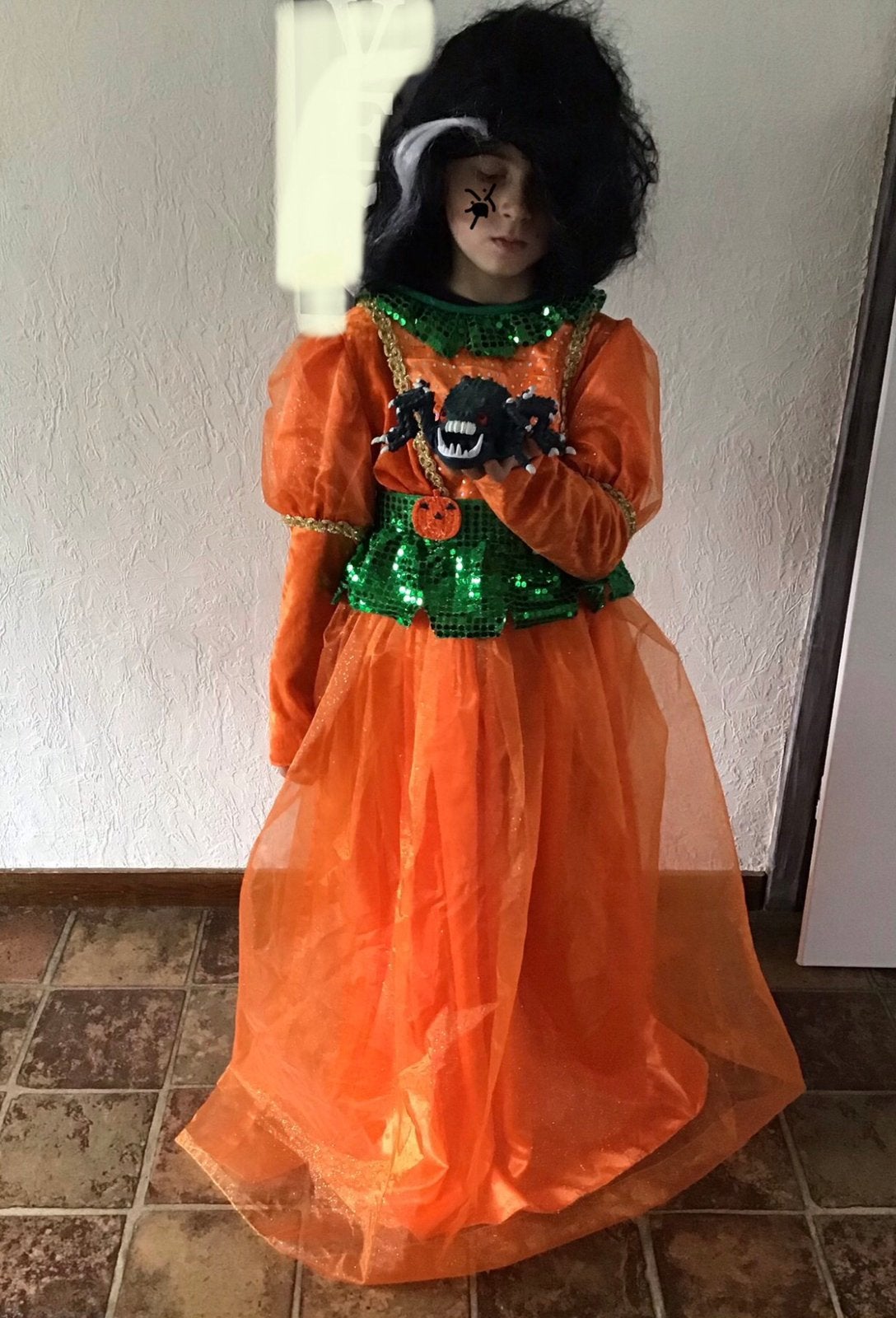 Halloween glitter kleedje, Ophalen, Zo goed als nieuw