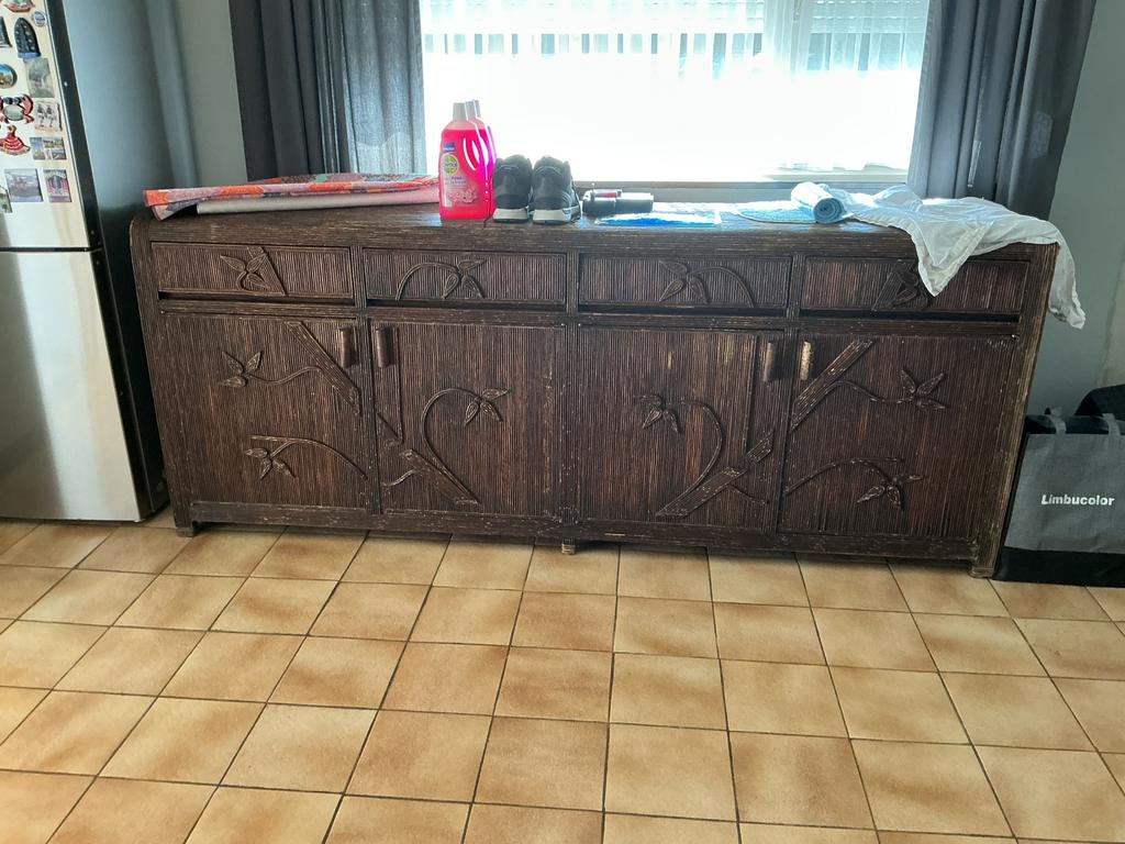 Riete kast, Ophalen, Zo goed als nieuw