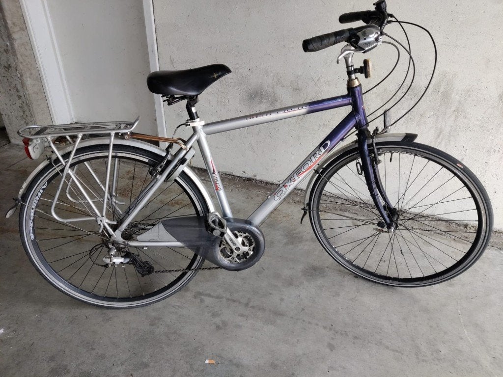 Oxford Herenfiets – stadsfiets in top staat!, Fietsen en Brommers, Gebruikt, Velgrem, Versnellingen, 49 tot 53 cm