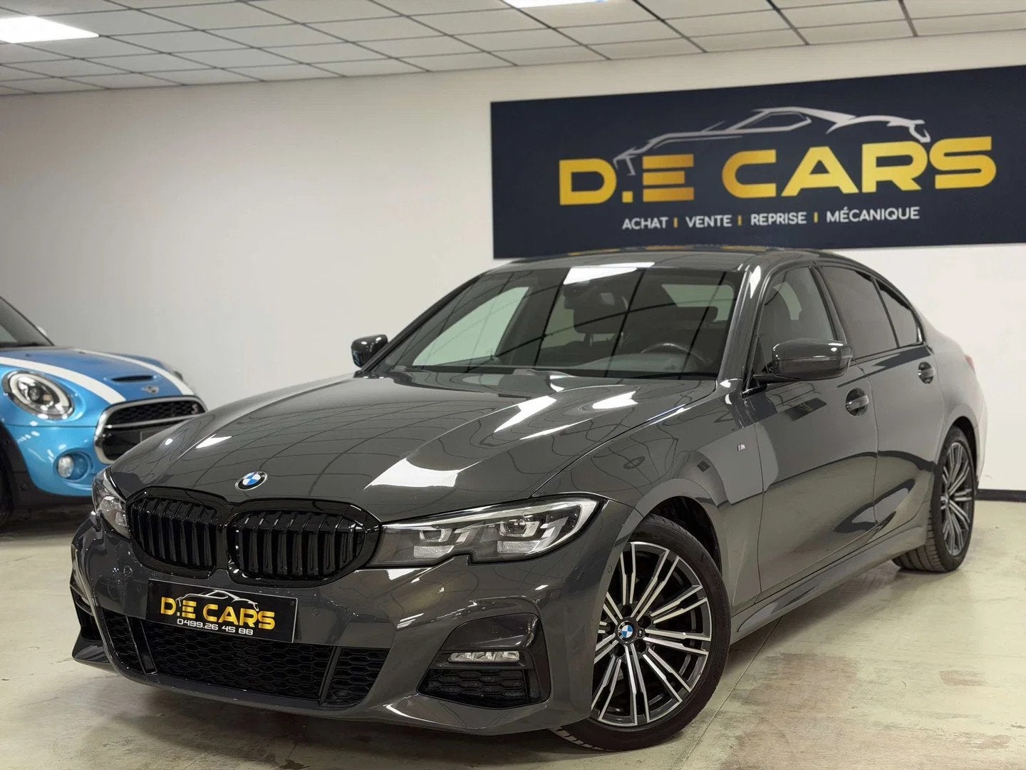 BMW 3 Serie 320 PACK-M *CARPLAY*LED*NAVI /GARANTIE 12MOIS, Autos, Argent ou Gris, Achat, Entreprise, Boîte manuelle