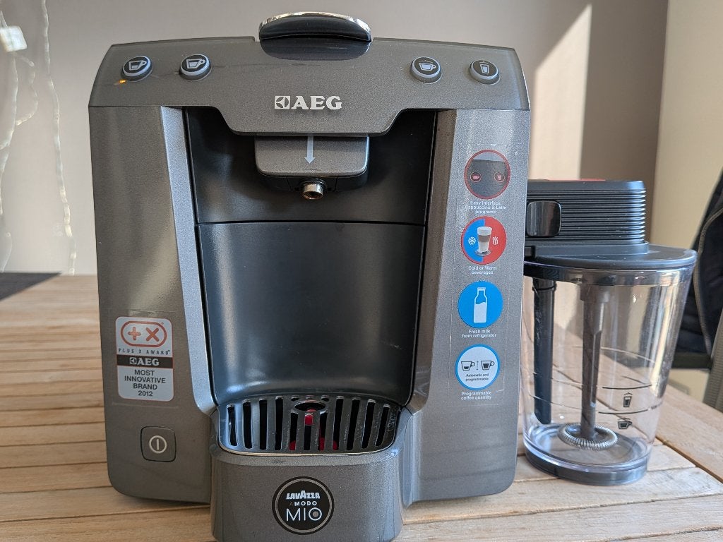 Koffiemachine, Ophalen, Zo goed als nieuw, Waterreservoir, AEG