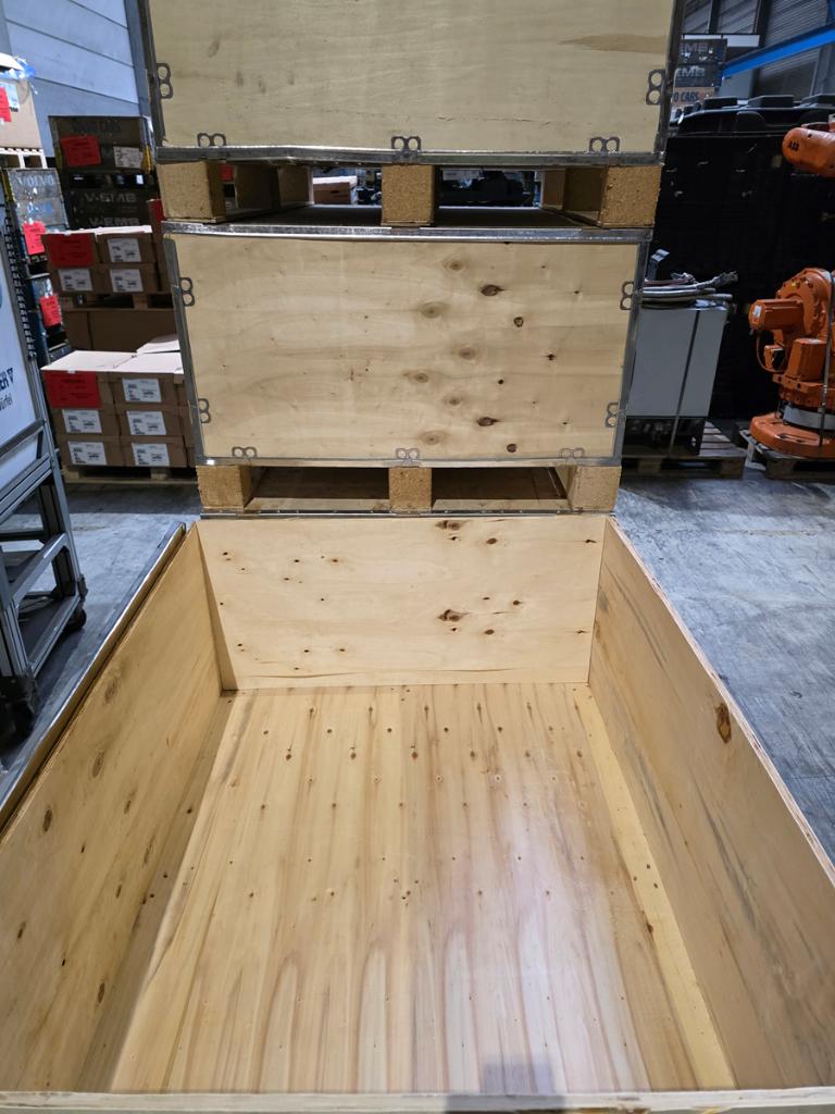 Pallet boxen, Ophalen, Zo goed als nieuw, 100 cm of meer, Bak of Kist