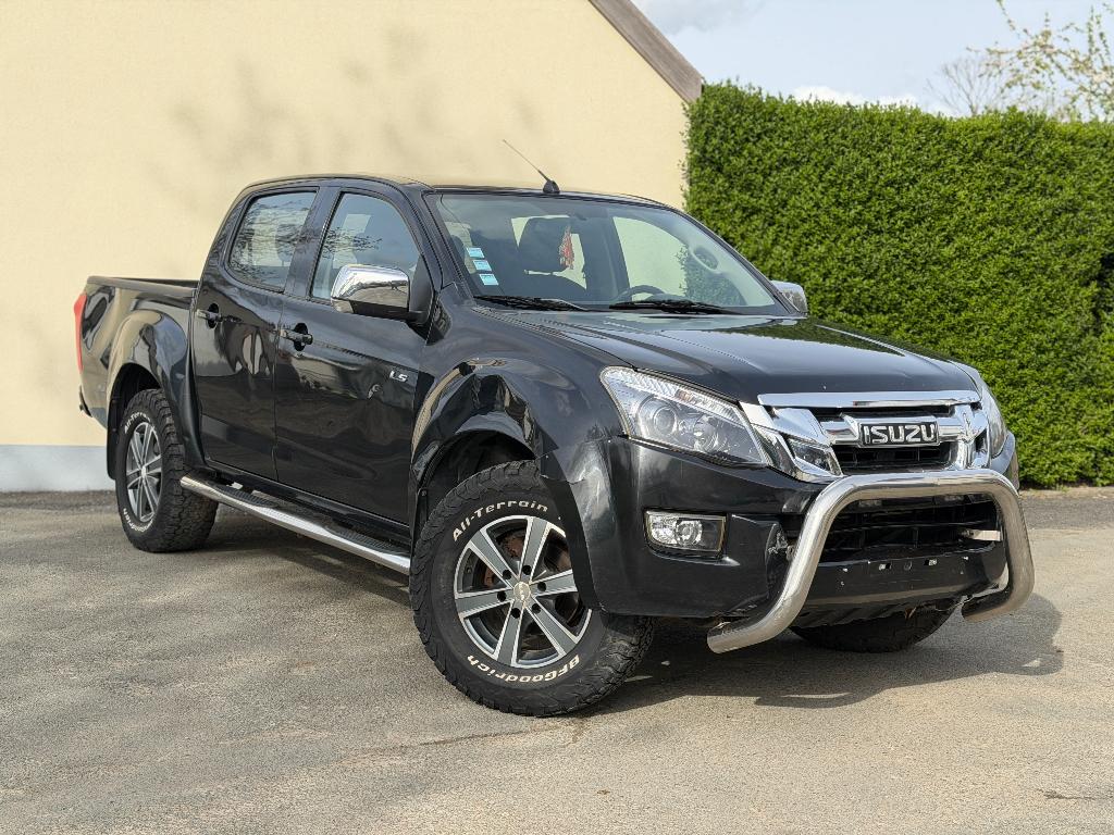 Isuzu D-Max 2.5 Lichte vracht, Auto's, Stof, Zwart, Zwart, 120 kW
