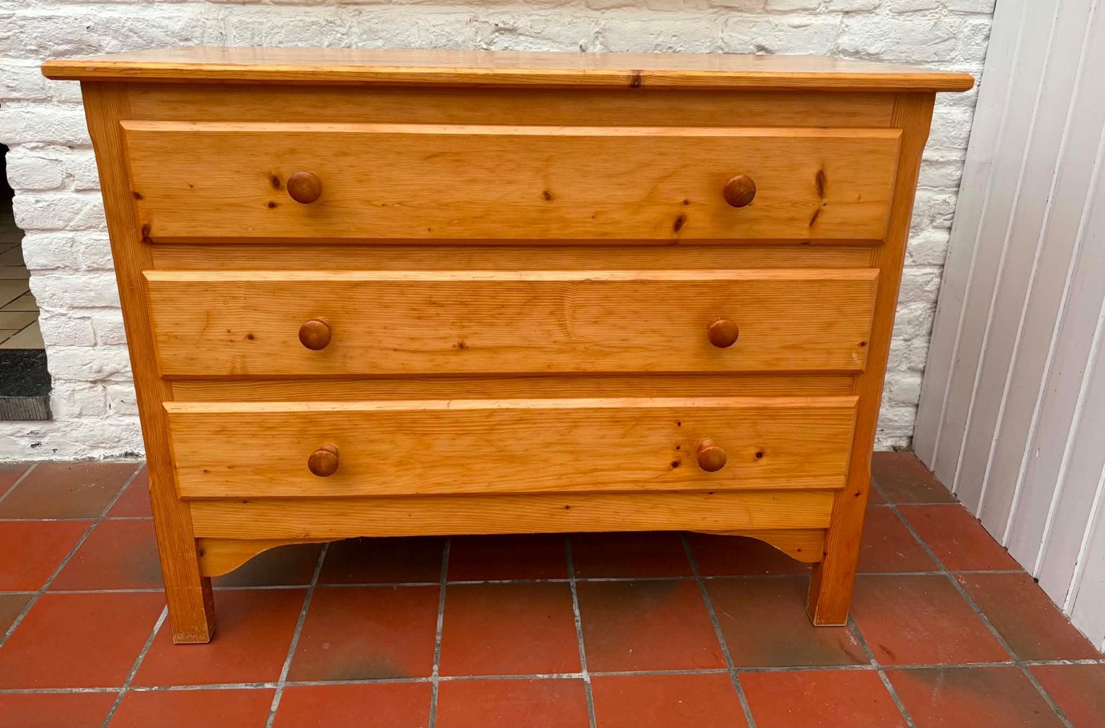 Massief grenen dressoir, Ophalen, Gebruikt, Grenenhout