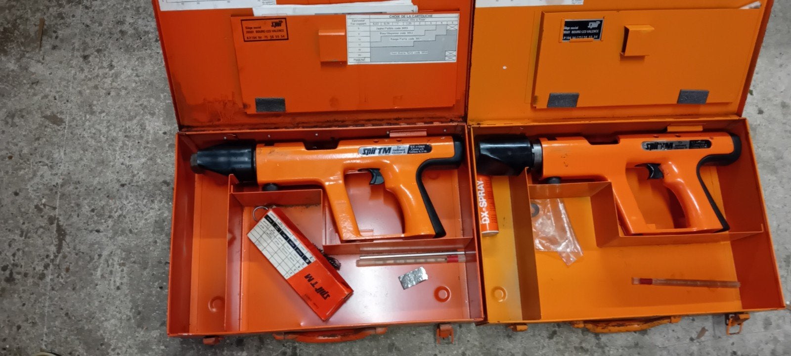 2 stuks Spit TM, Doe-het-zelf en Bouw, Ophalen, Gebruikt, Gereedschapsset, Overige merken