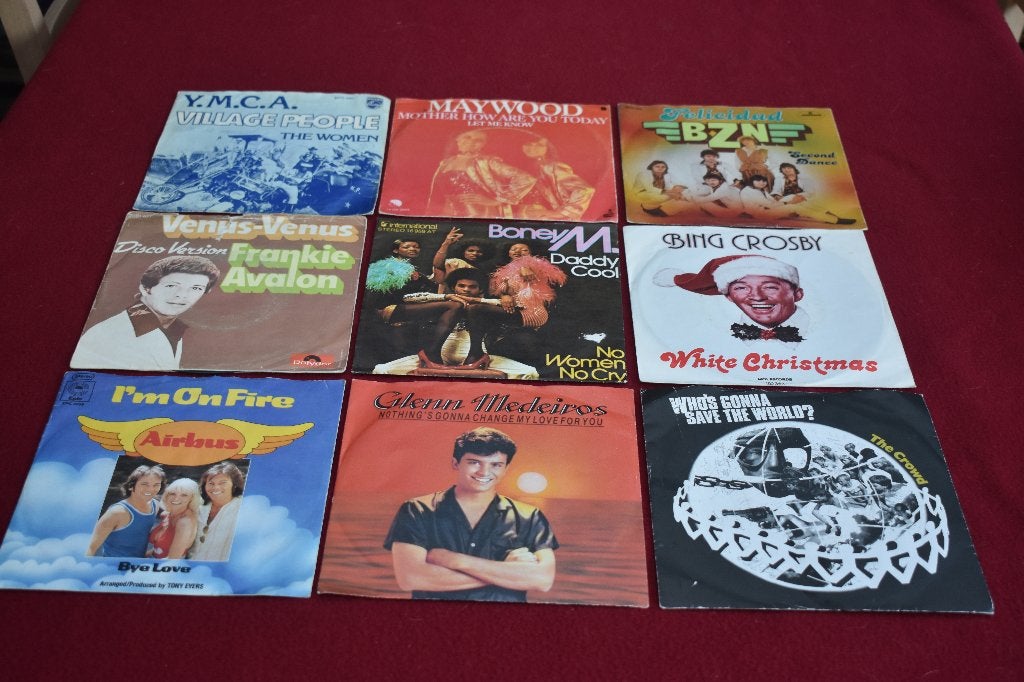 45t's uit de top vinyljaren 60 tot 90 van alle genres, Enlèvement ou Envoi, Pop, 7 inch, Comme neuf