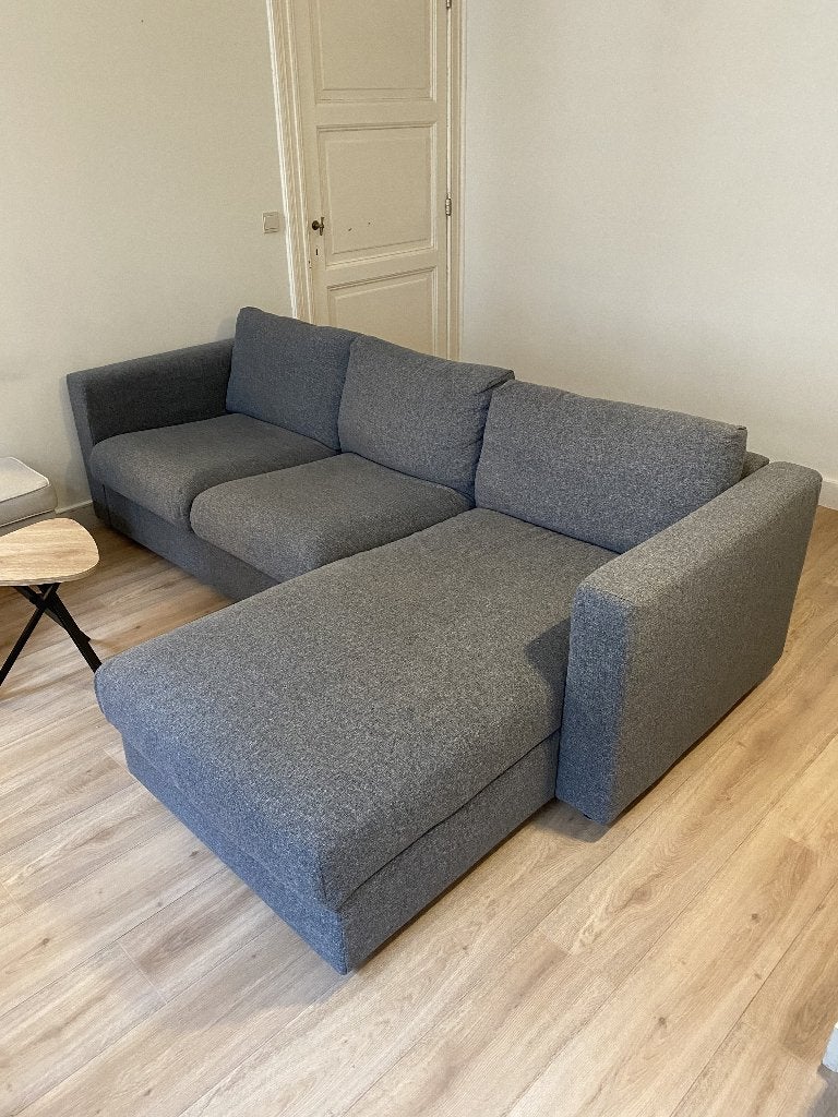 Zetel, Ophalen, 250 tot 300 cm, Hoekbank, Zo goed als nieuw