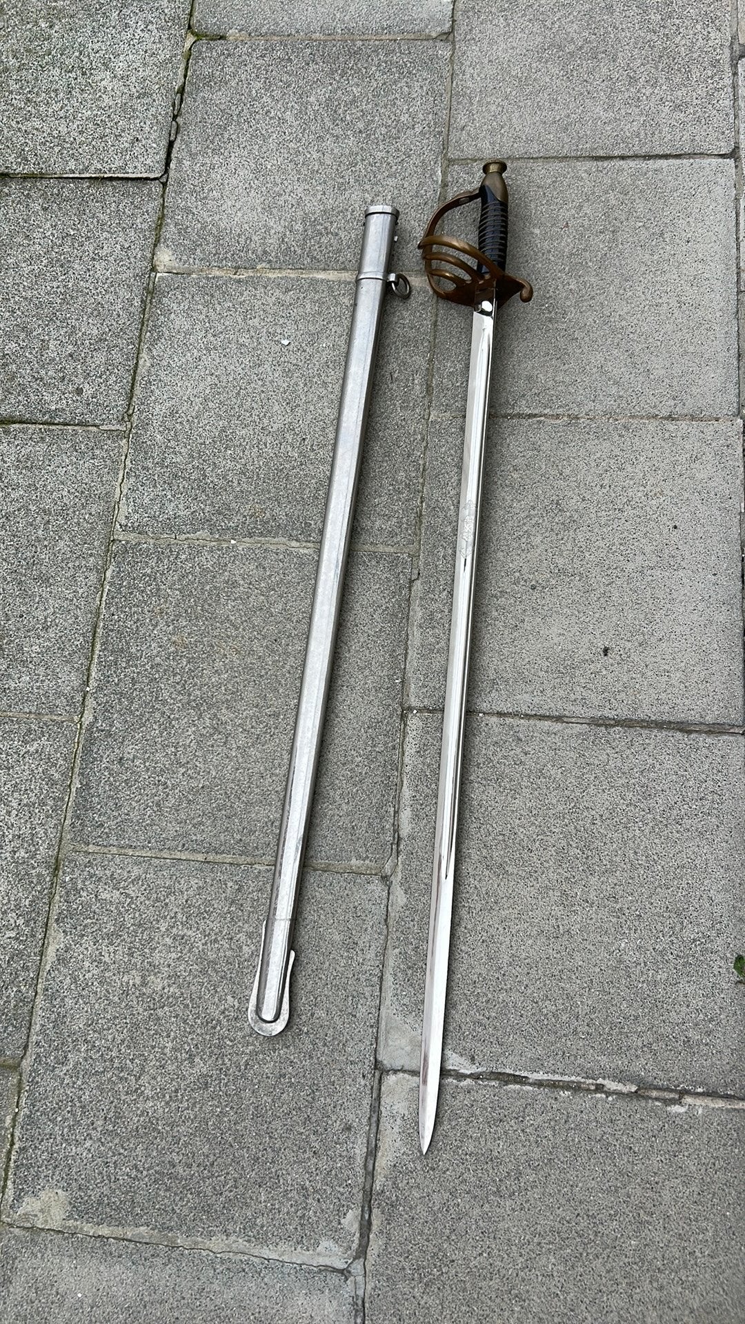 Cavalerie sabel 19de eeuws, Verzamelen, Ophalen, Zwaard of Sabel