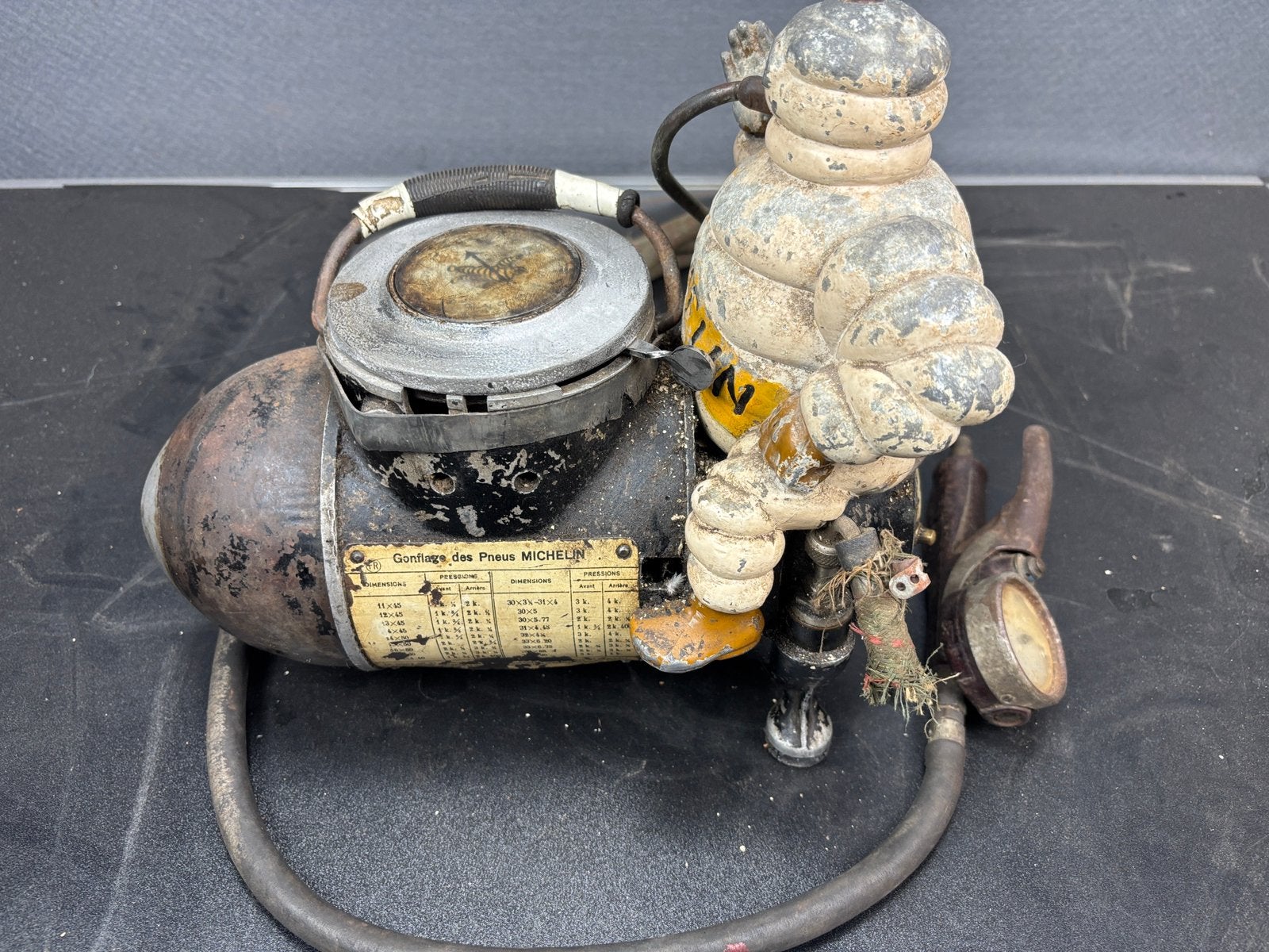 Michelin compressor met Bibendum compleet met stekker, Verzamelen, Ophalen of Verzenden