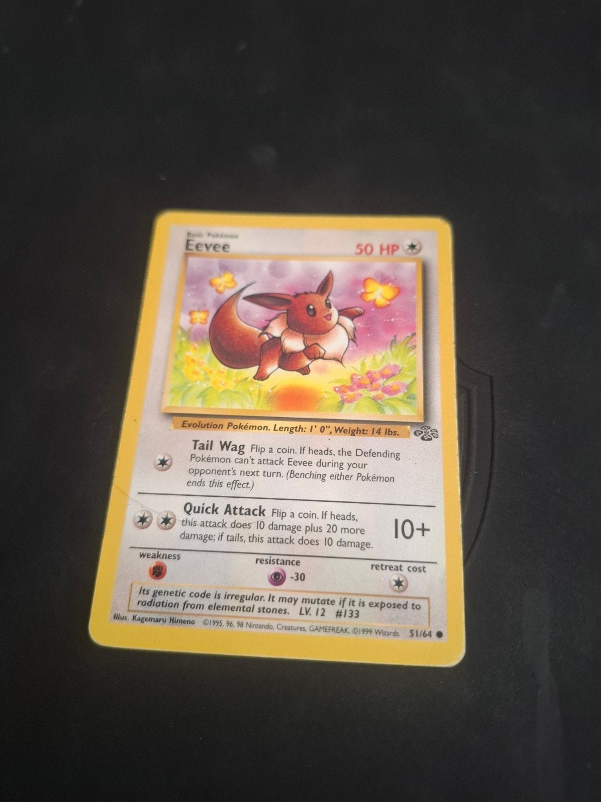 Pokémon Eevee Jungle Set 51/64 (1999) - Engelse Kaart, Ophalen of Verzenden