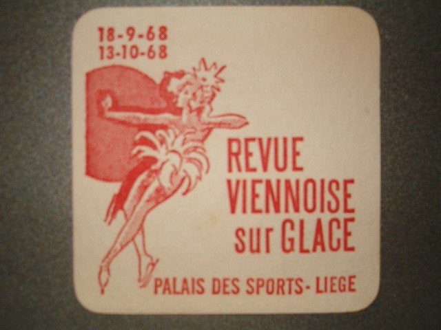 Tapis à bière Stella Artois 22 : R/F : 18-09-68 Liège, Enlèvement ou Envoi, Utilisé, Sous-bock, Stella Artois