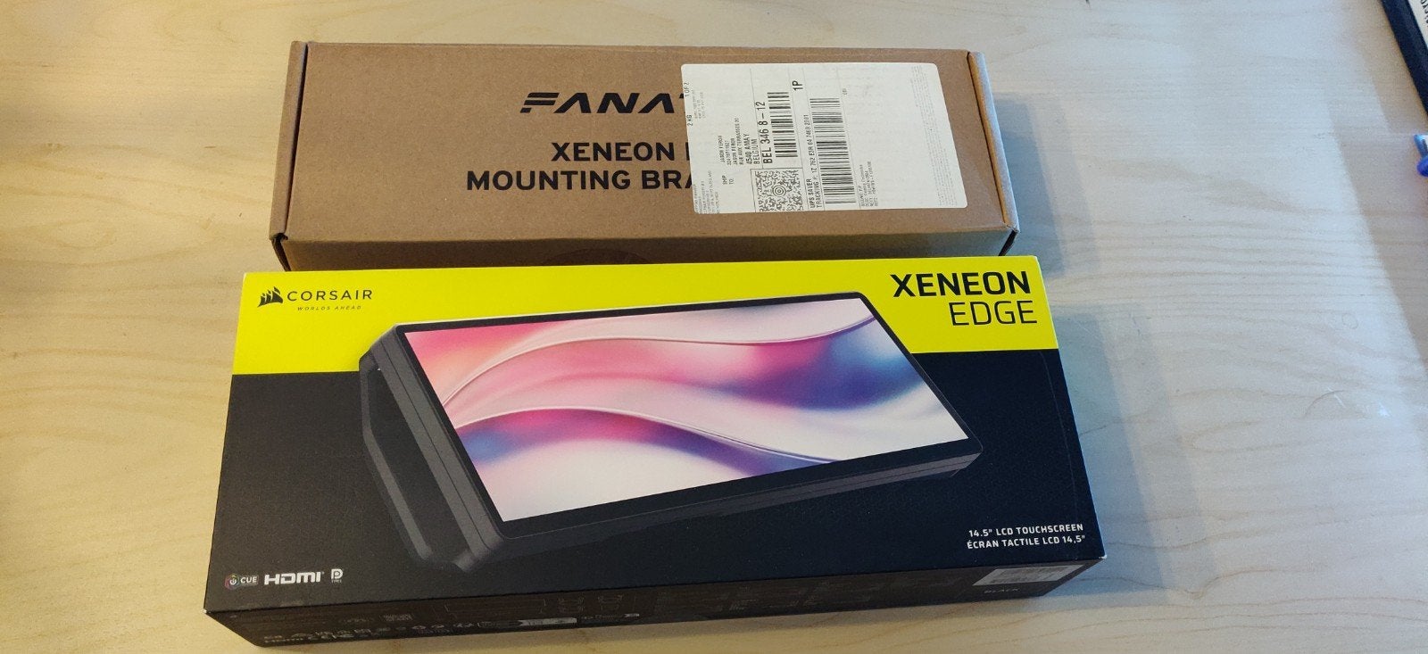 Corsair Xeneon Edge + Support Montage Fanatec, Ophalen, Zo goed als nieuw, Simulatie