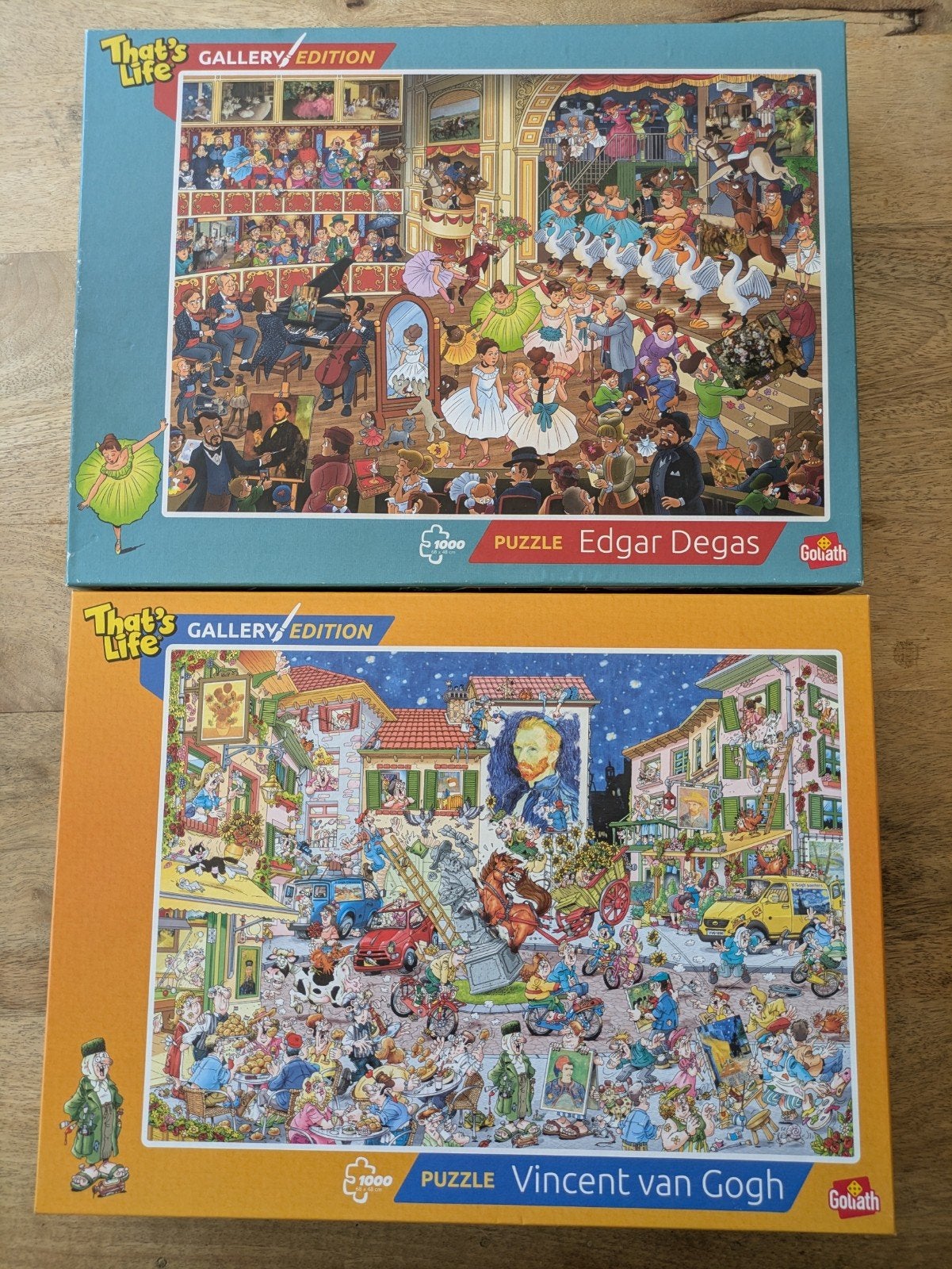 puzzels van Degas en Van Gogh / 7 eur per stuk, Ophalen, 500 t/m 1500 stukjes, Legpuzzel