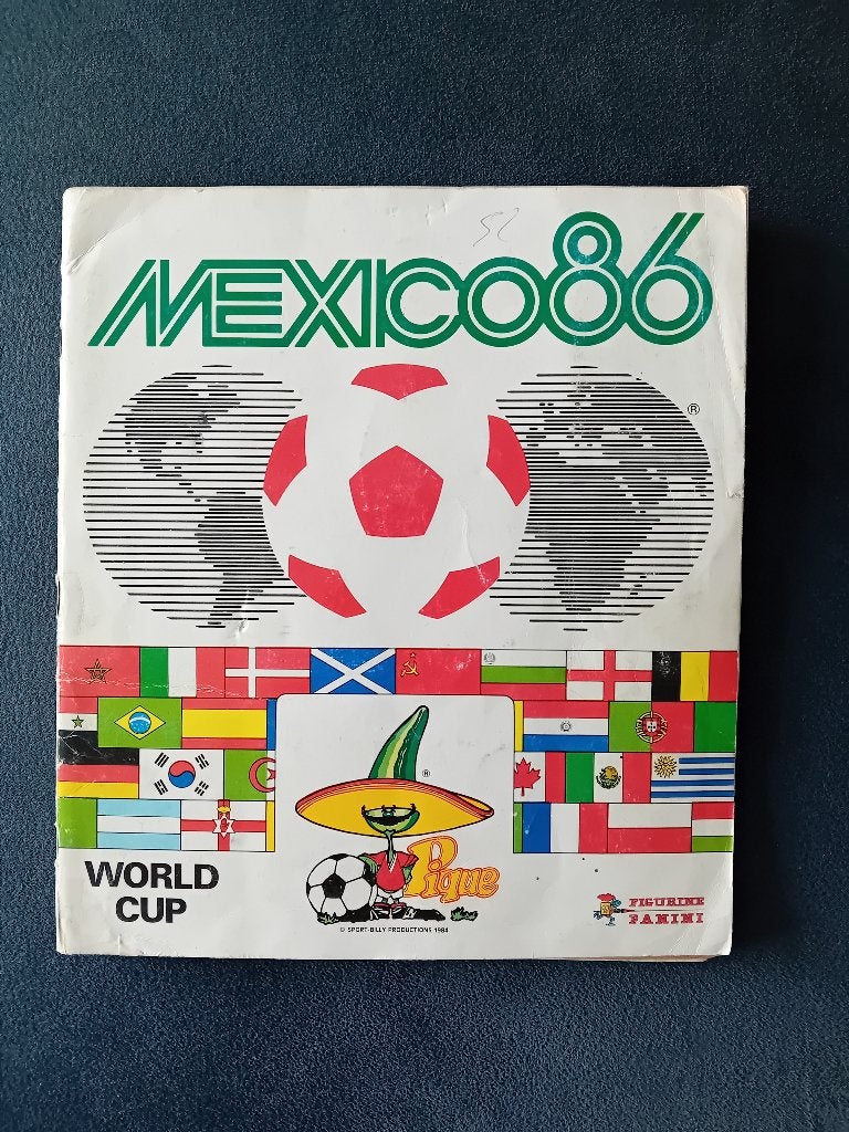 panini stickerboek WK Mexico 86, Ophalen of Verzenden, Zo goed als nieuw, Plaatje