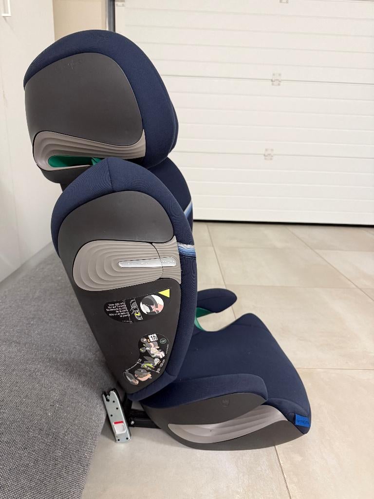 Cybex Solution S i-Fix / i-Size 100-150cm ISOFIX / Navy Blue, Gebruikt, 15 t/m 36 kg, Isofix, Ophalen