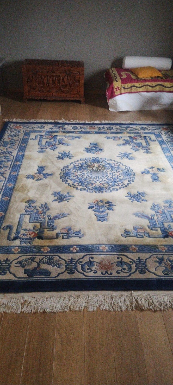Handgeknoopt Chinees tapijt, Huis en Inrichting, Stoffering | Tapijten en Vloerkleden, Ophalen