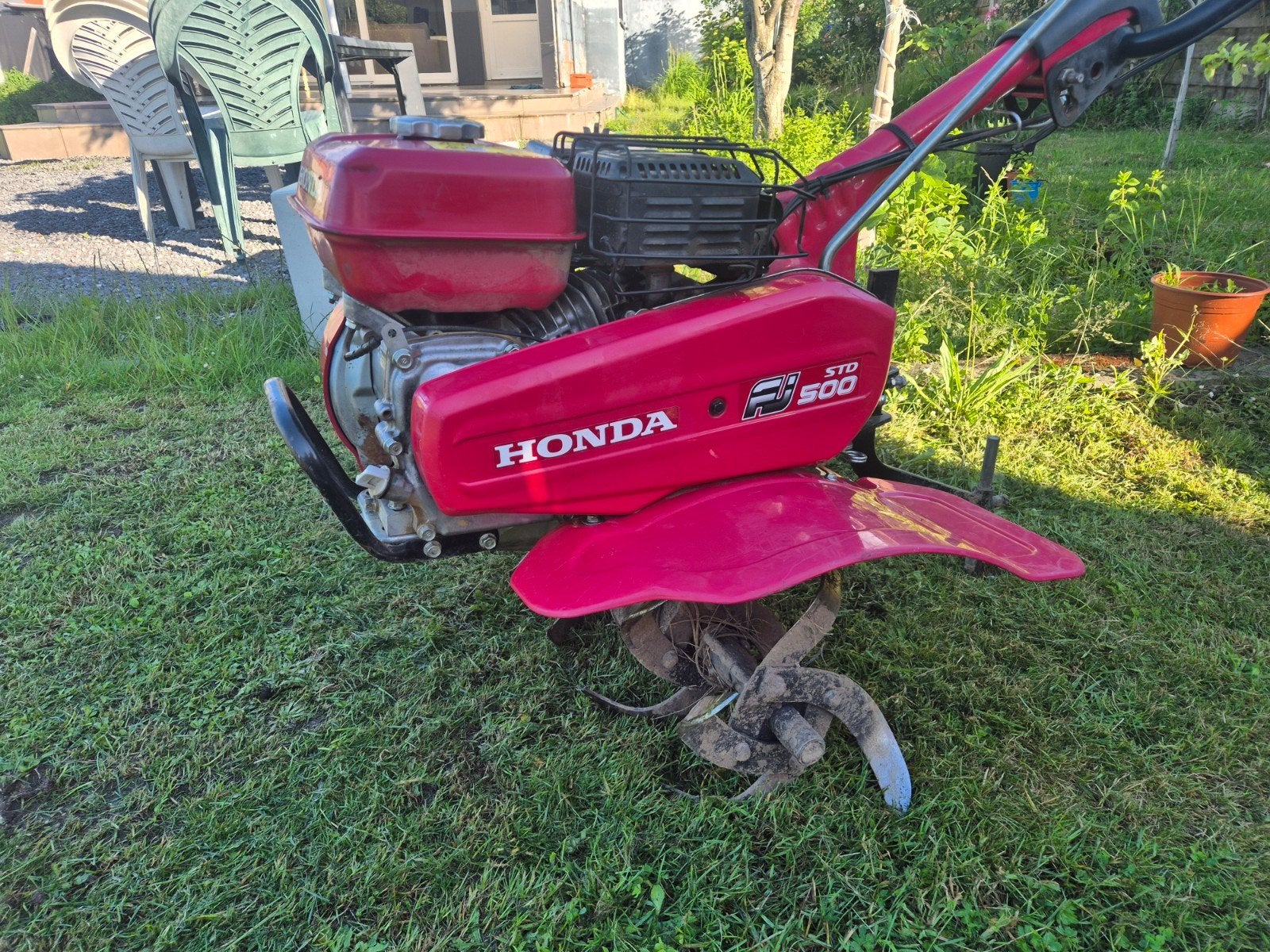 Honda FJ500 motorfrees met Honda GX160 motor, Enlèvement