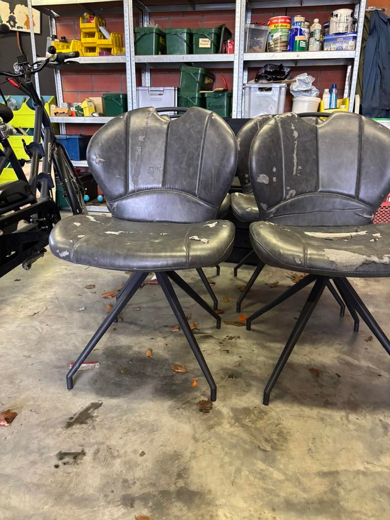 Stoelen, Ophalen, Gebruikt, Metaal, Vier