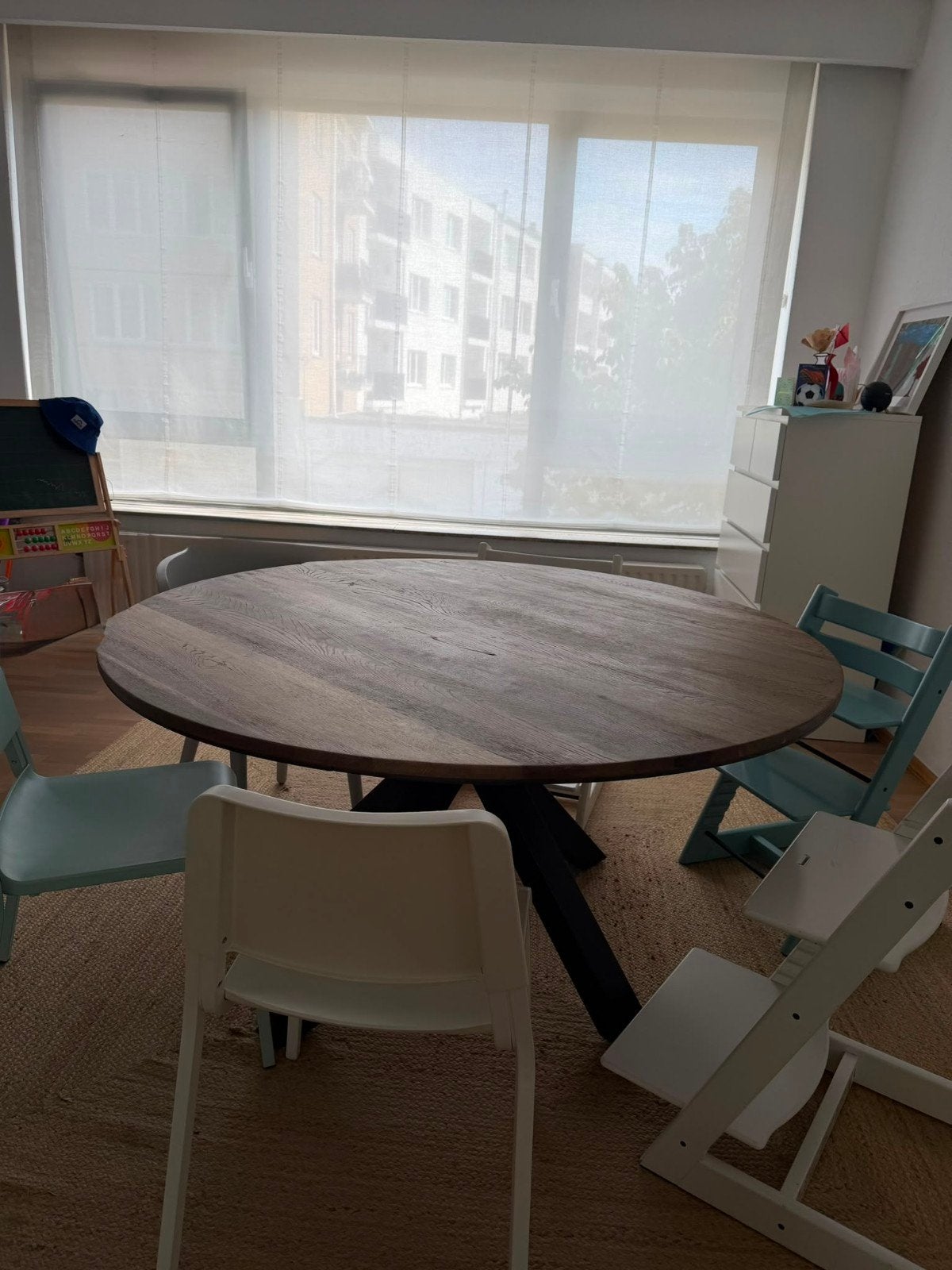 Table ronde Xooon 150 cm., Maison & Meubles, Tables | Tables à manger, 150 à 200 cm, Cinq personnes ou plus, Rond, 150 à 200 cm
