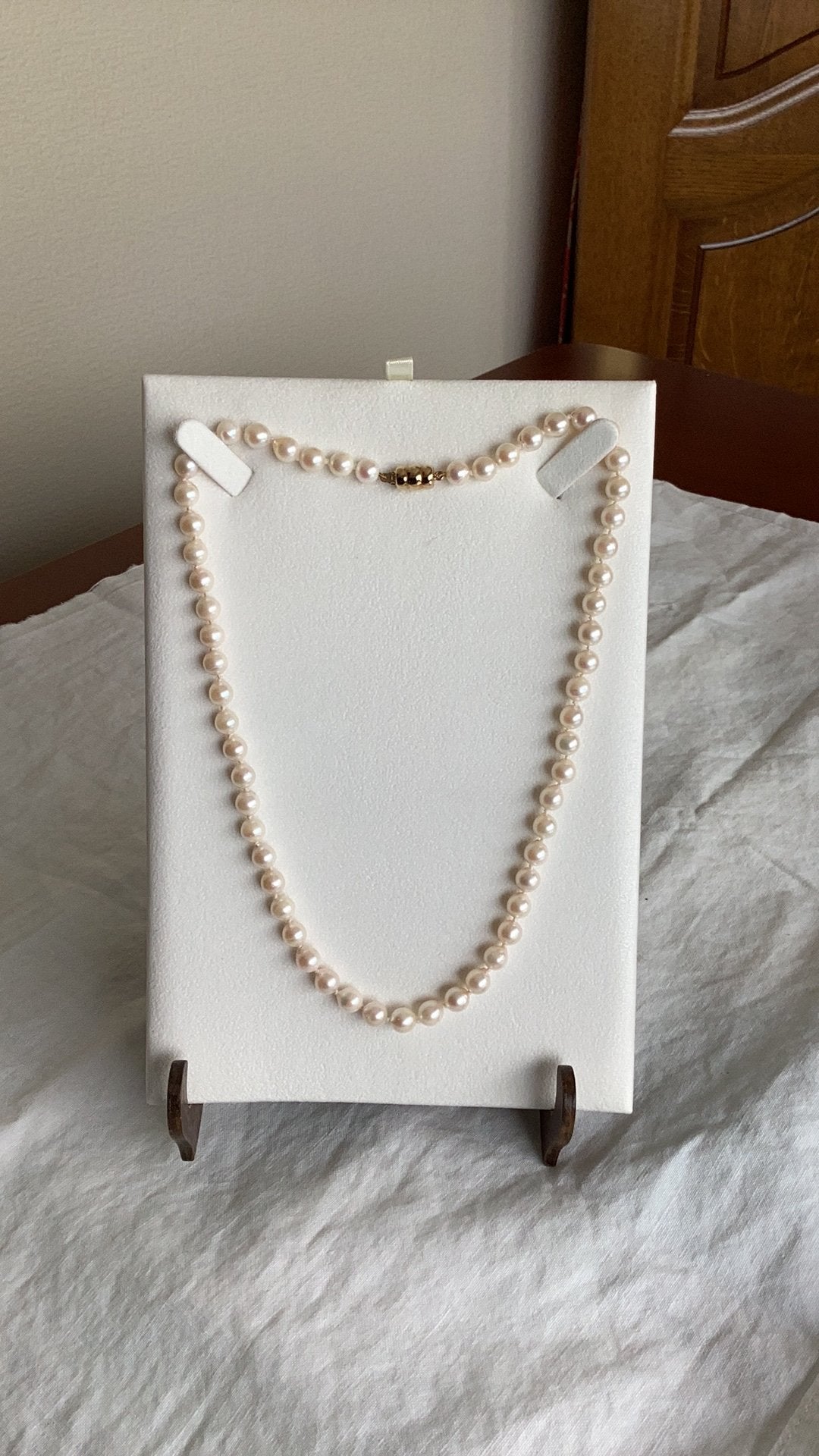 Parelsnoer, Handtassen en Accessoires, Kettingen, Verzenden, Nieuw, Wit, Goud