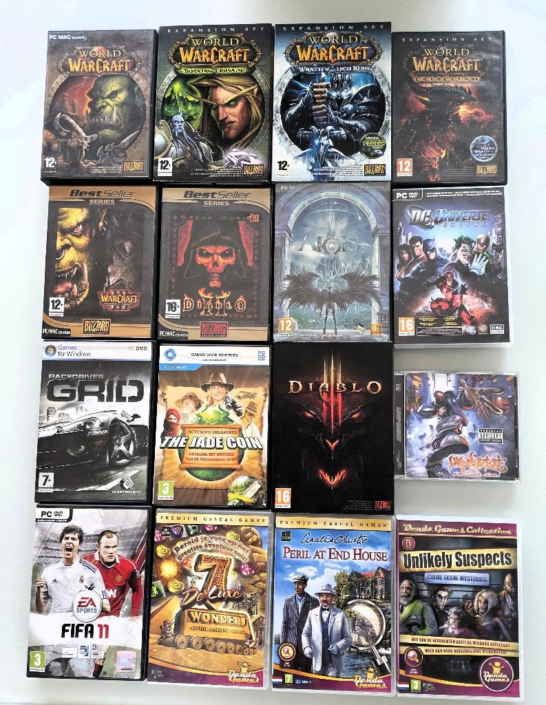 16 PC games, Enlèvement ou Envoi