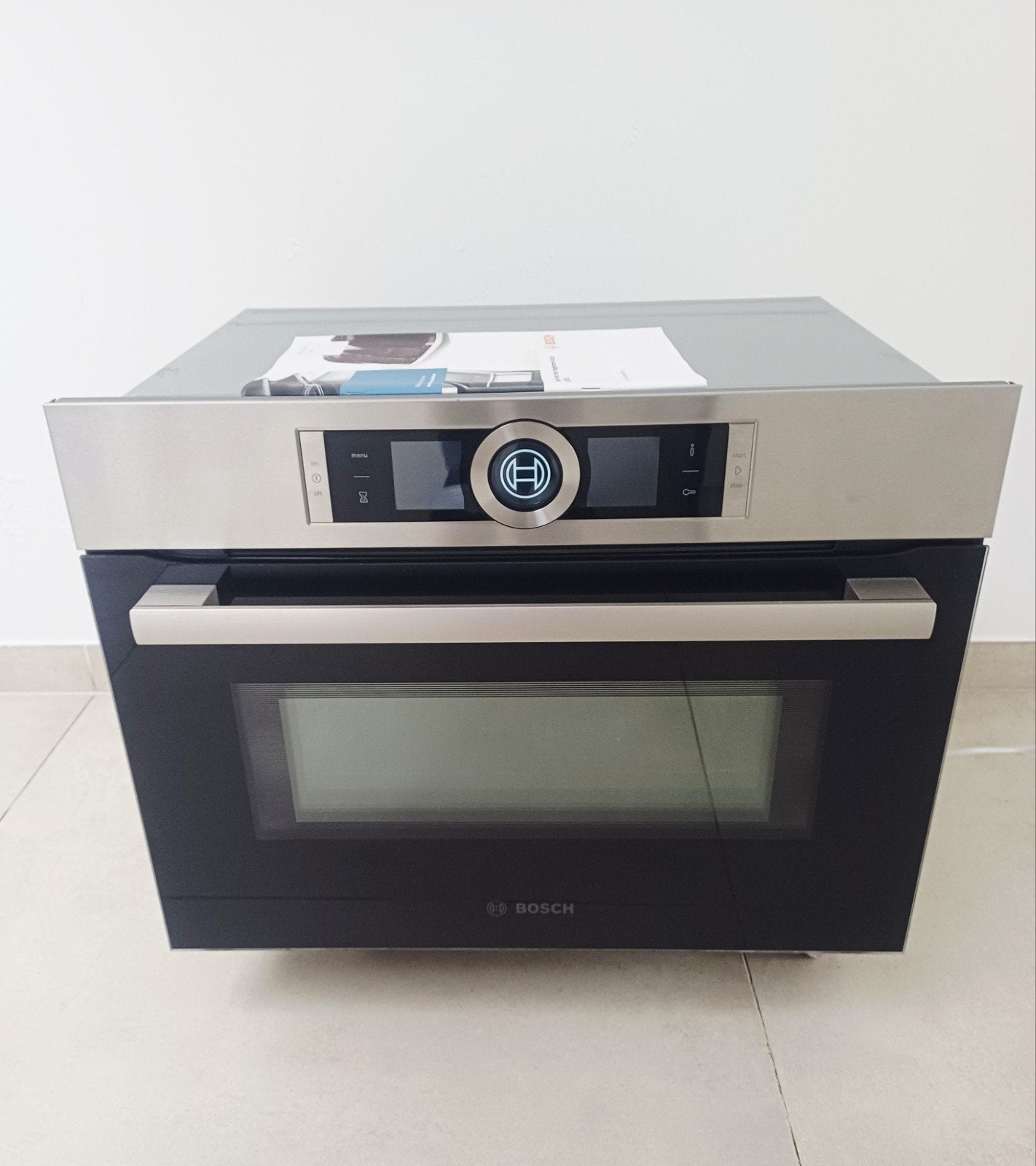 Bosch Serie 8 inbouw combimagnetron oven 45cm, Electroménager, Encastré, Enlèvement, Air chaud, Four combiné