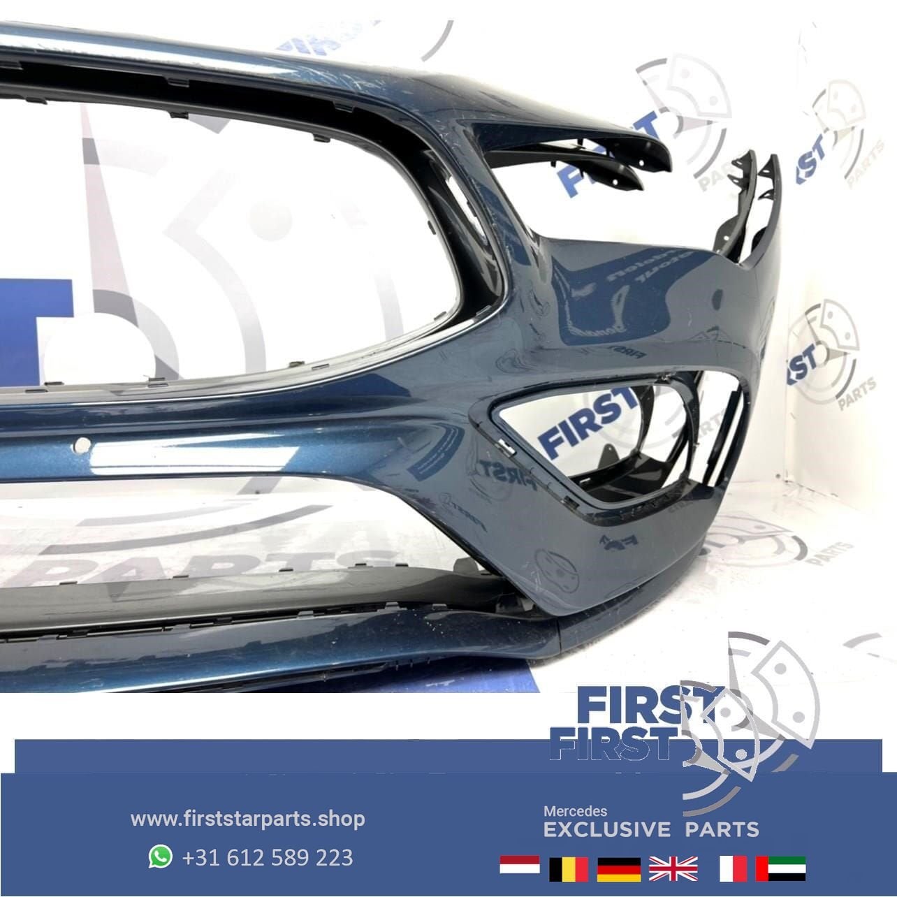 W118 CLA AMG LINE VOORBUMPER GRIJS Mercedes 2019-2022 ORIGIN, Utilisé, -, Avant, -