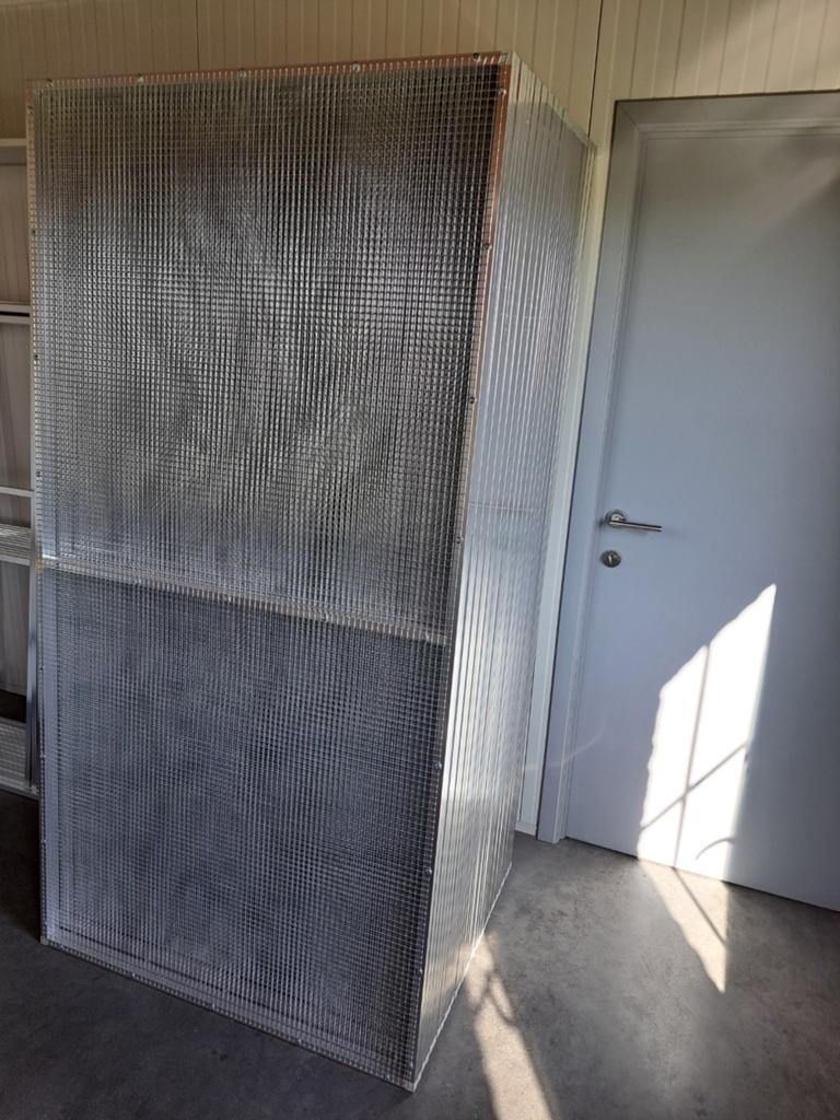 1 LOT VAN 25 STUKS VASTE STANDAARDPANELEN . ( NIEUW ), Ophalen, Nieuw, Aluminium, Volière