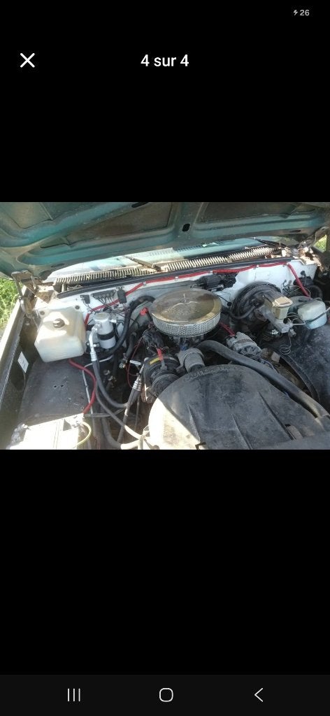 GMC SIERRA 1500 1991  – SORTIE DE GRANGE, Autos, Argent ou Gris, Achat, 3 places, 2 portes